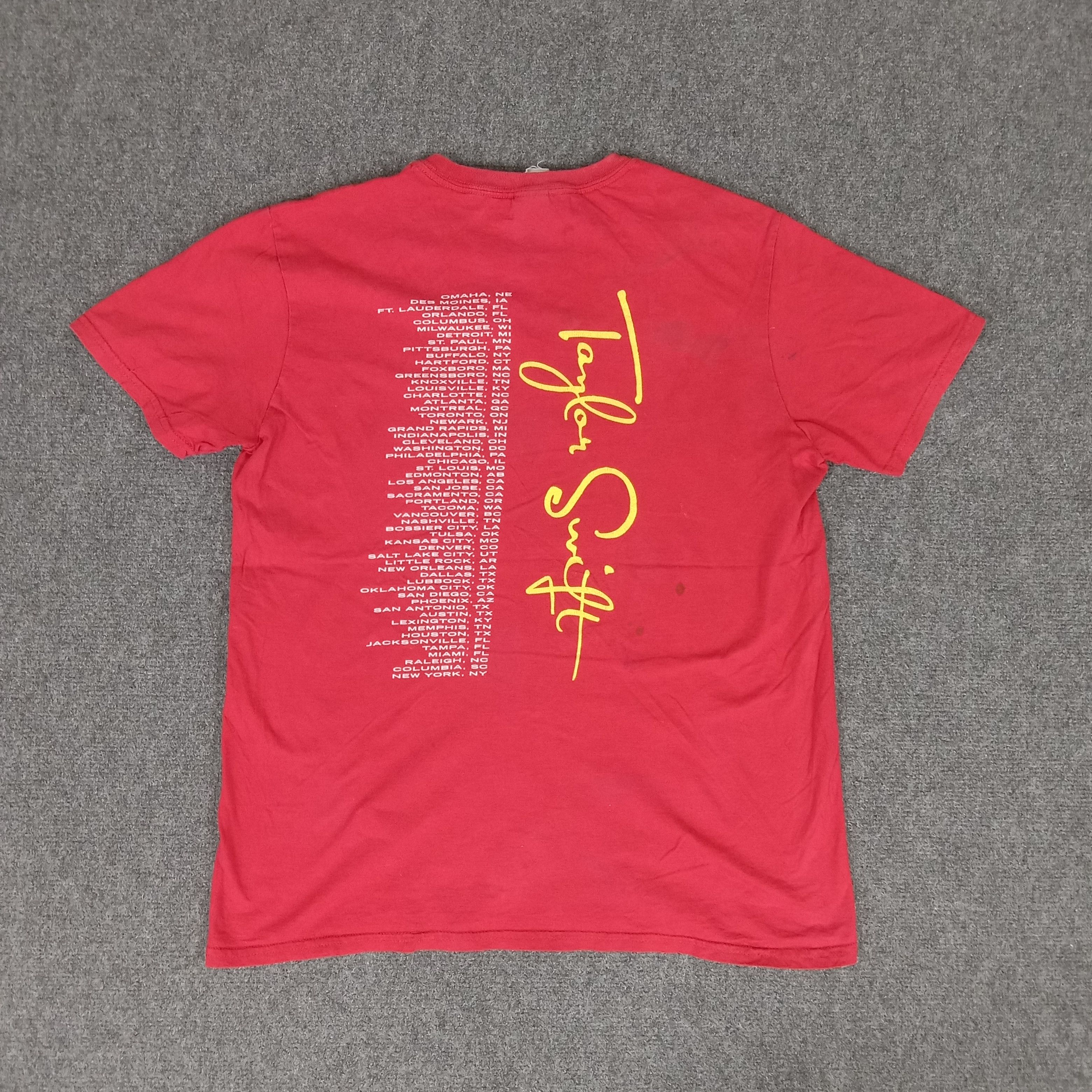 Band Tees × Vintage Taylor Swift American Singer Songwriter Tshirt Size US M / EU 48-50 / 2 - 5 Thumbnail