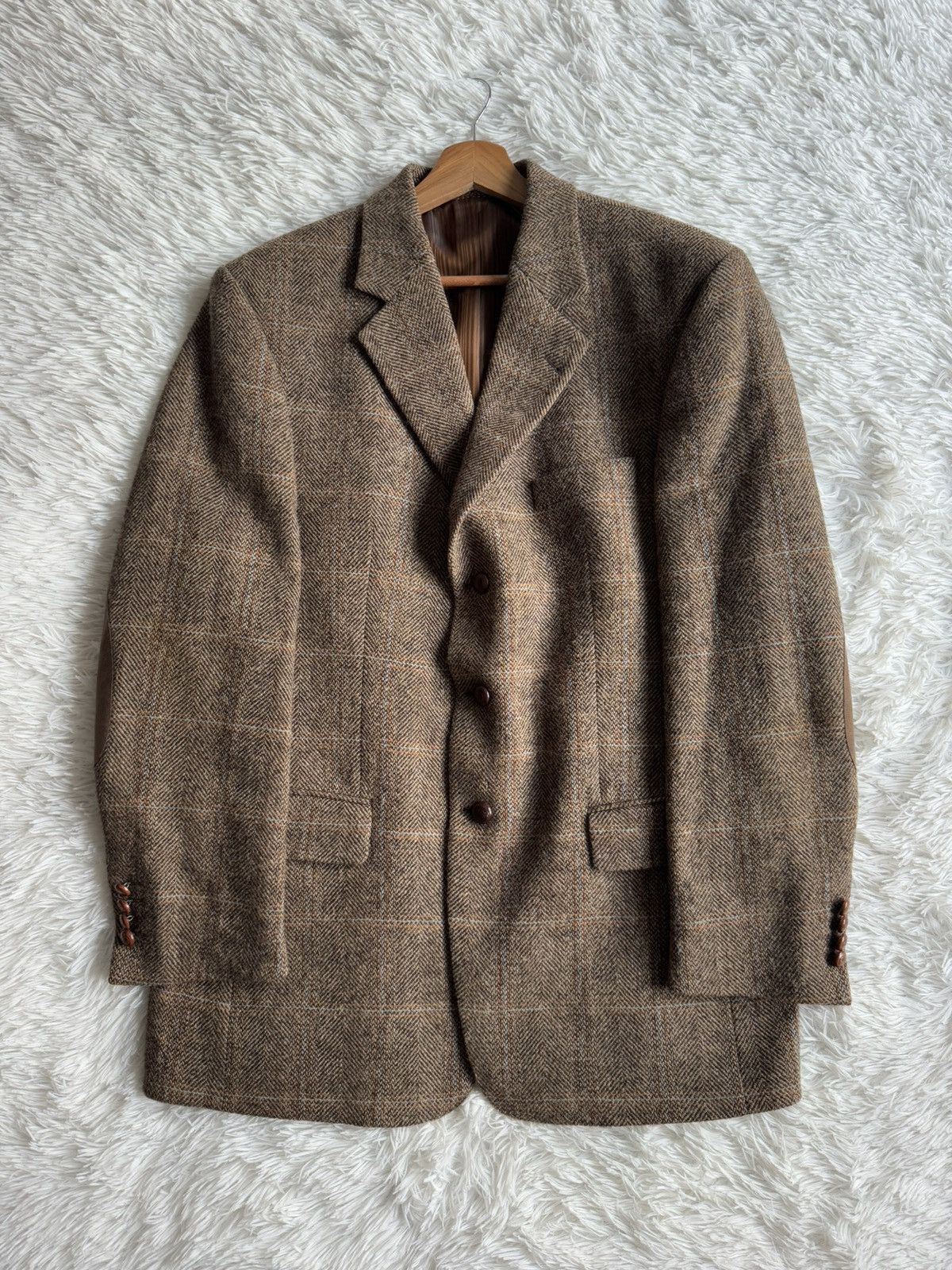 Harris Tweed 80S Tailored Jacket Vintage Canada Japan | eBay