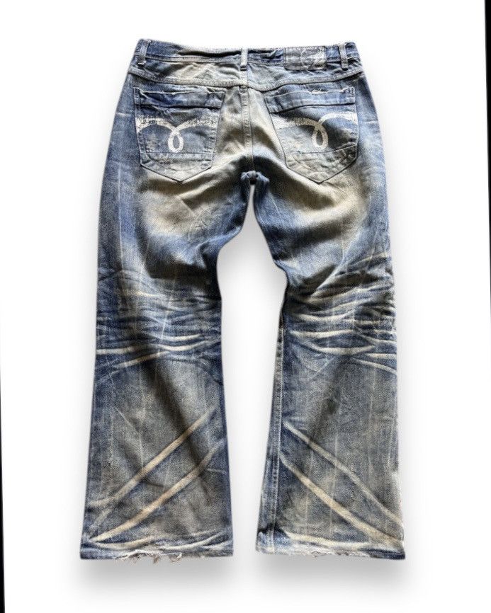 Plan B Flared Plan B European Denim Jeans Faded Vintage Size US 34 / EU 50 - 2 Thumbnail