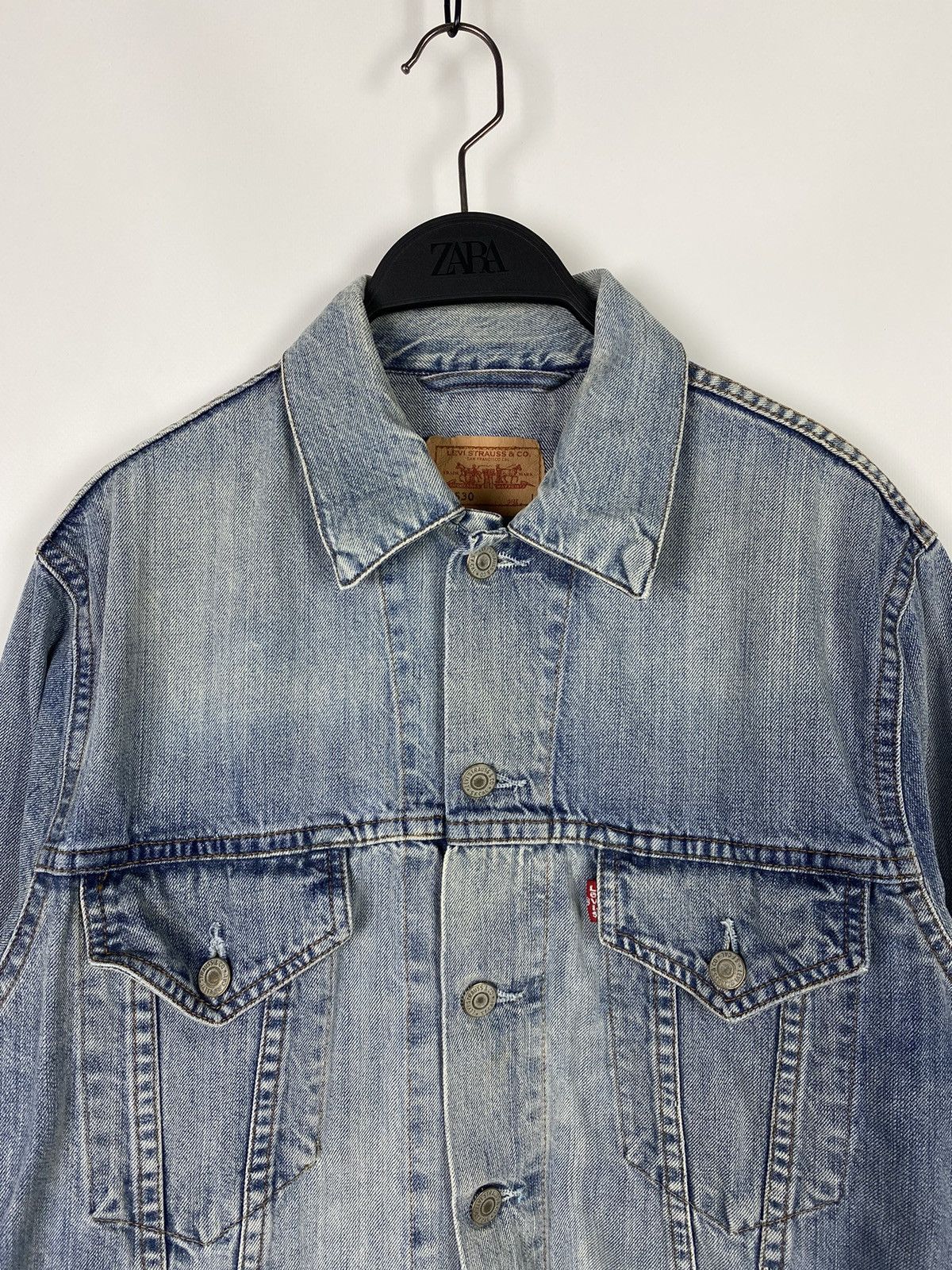 Levi's Y2K 72530 Levi’s Type 3 Washed Denim Trucker Jacket Size US L / EU 52-54 / 3 - 2 Thumbnail