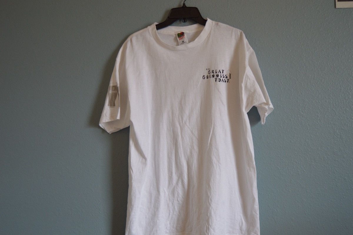 Fruit Of The Loom Vintage 2000 Guinness “The Great Guinness Toast” T-Shirt Size US XL / EU 56 / 4 - 1 Thumbnail