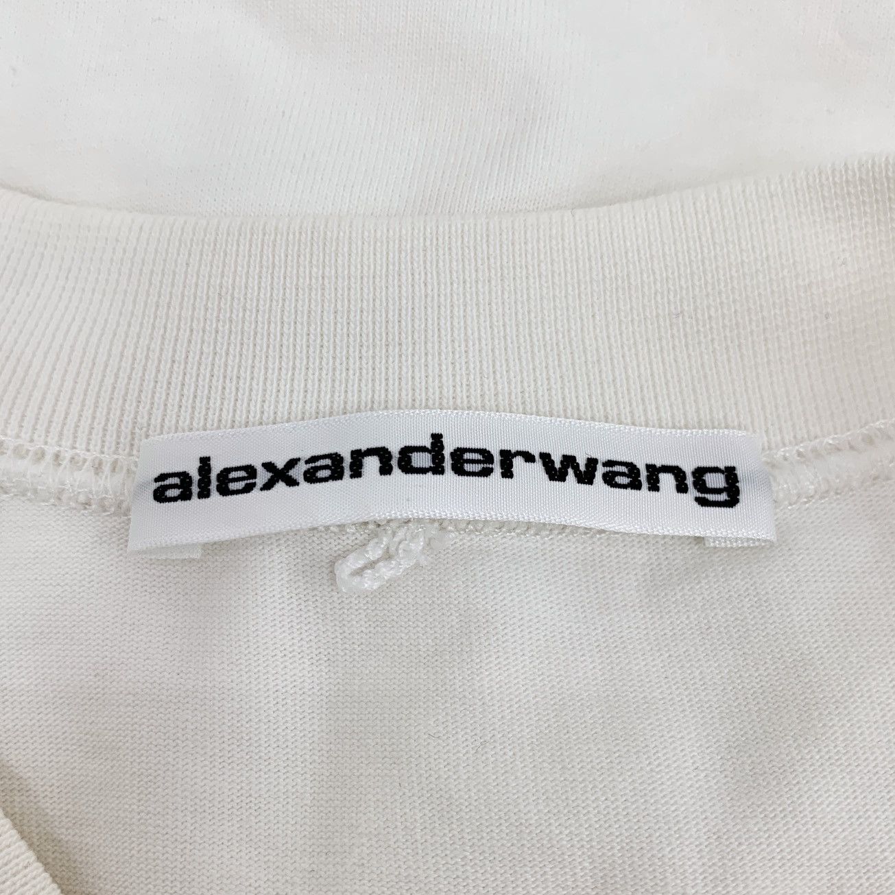 Alexander Wang Alexander Wang Logo Print Chain Short Sleeve T-Shirt K26WX Size S / US 4 / IT 40 - 5 Thumbnail