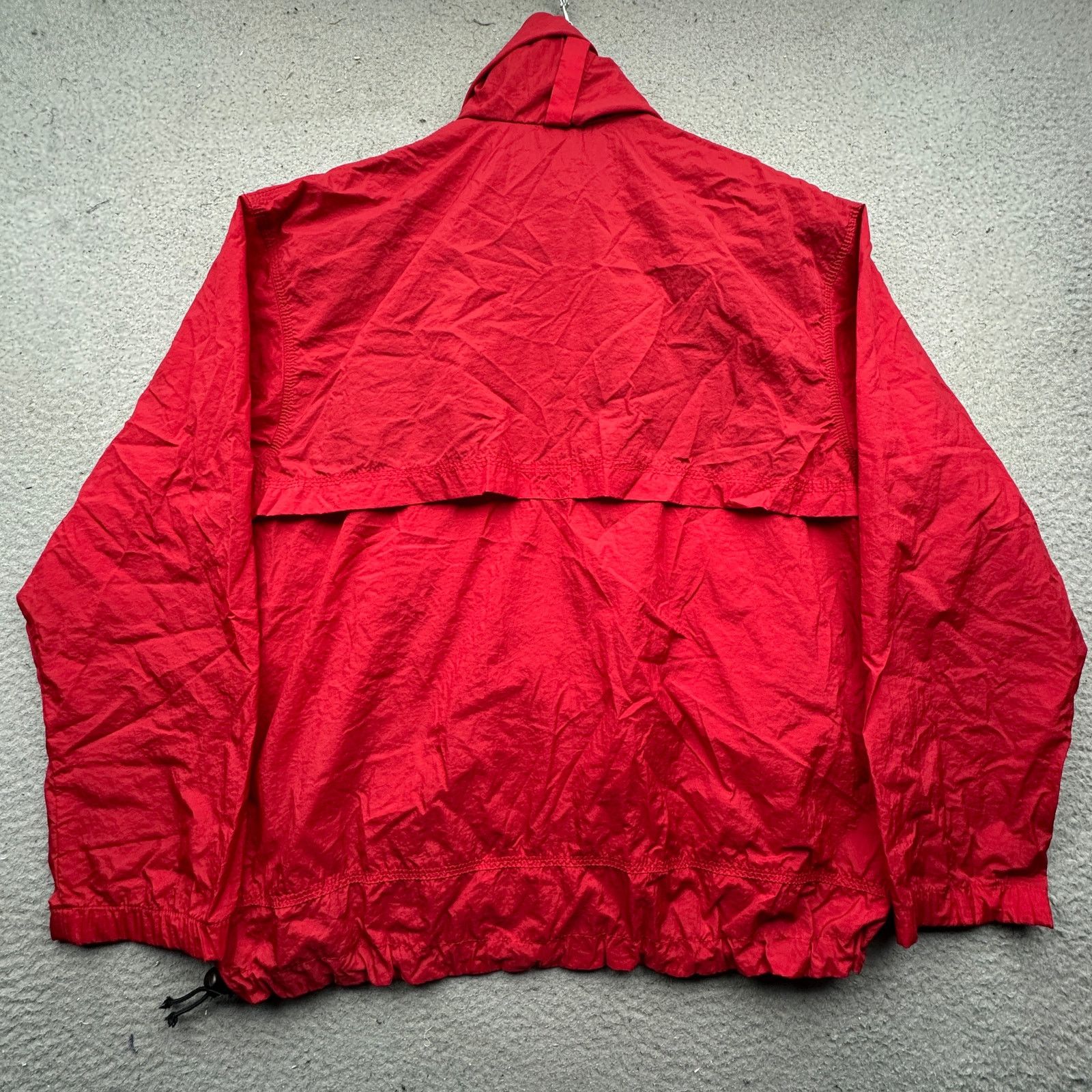 Nike Vintage 90s Nike Windbreaker Jacket Womens S 1/4 Button Red Size S / US 4 / IT 40 - 11 Thumbnail