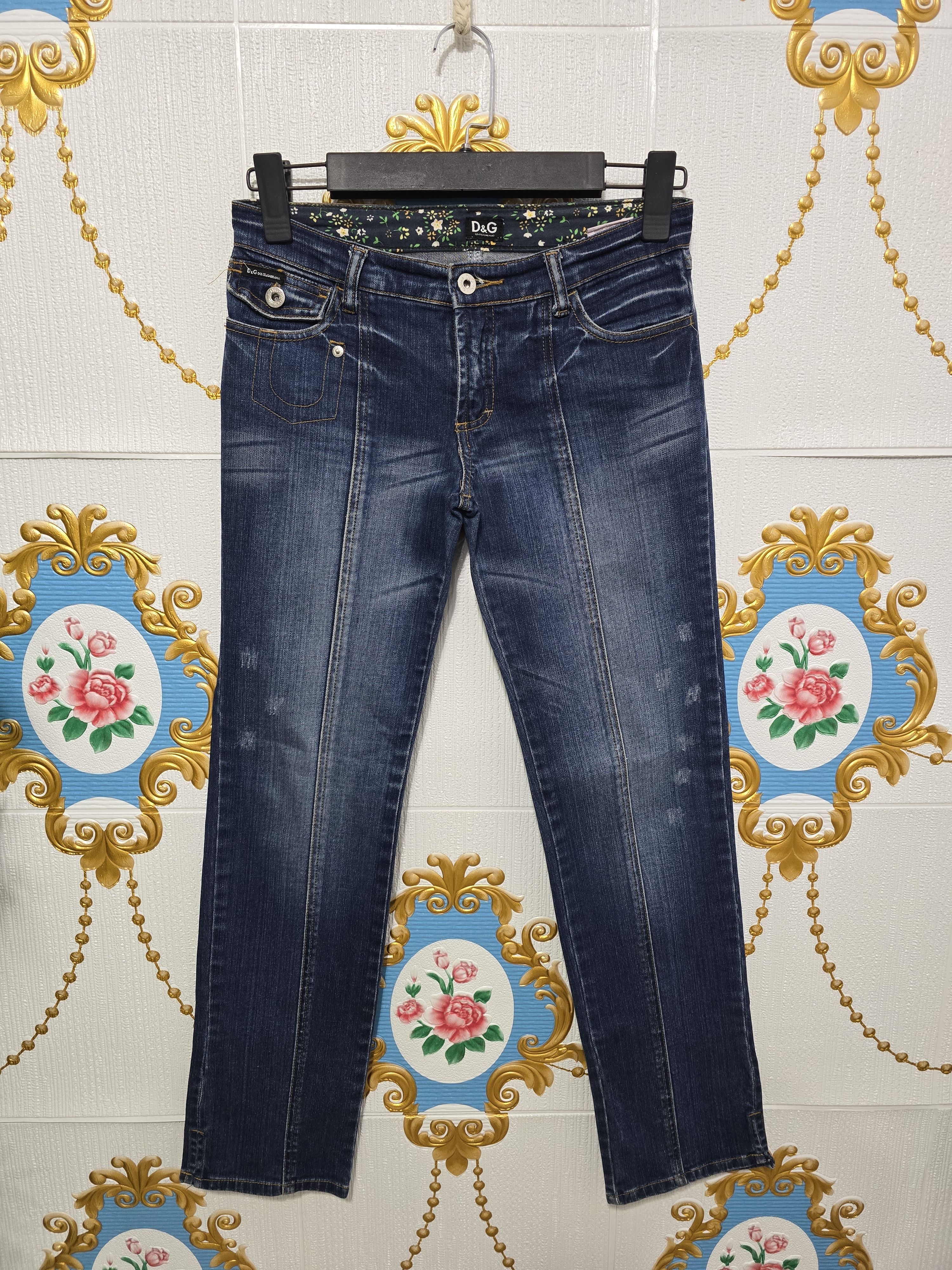 Dolce & Gabbana × Vintage DOLCE & GABBANA jeans women VINTAGE Size 26" / US 2 / IT 38 - 1 Thumbnail