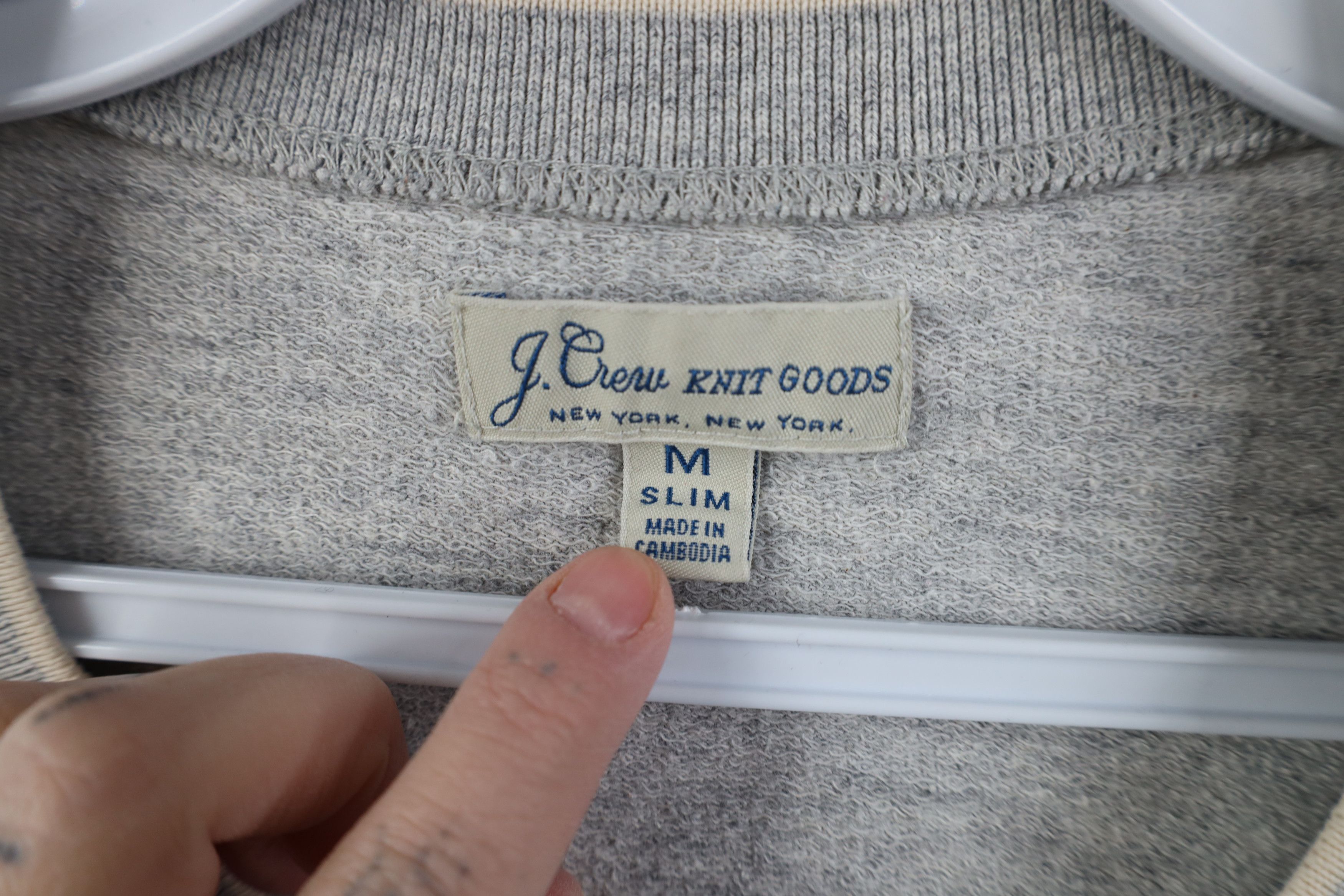 J.Crew J Crew Knit Goods Fit Jersey Cotton Knit Henley T-Shirt Gray Size US M / EU 48-50 / 2 - 6 Thumbnail