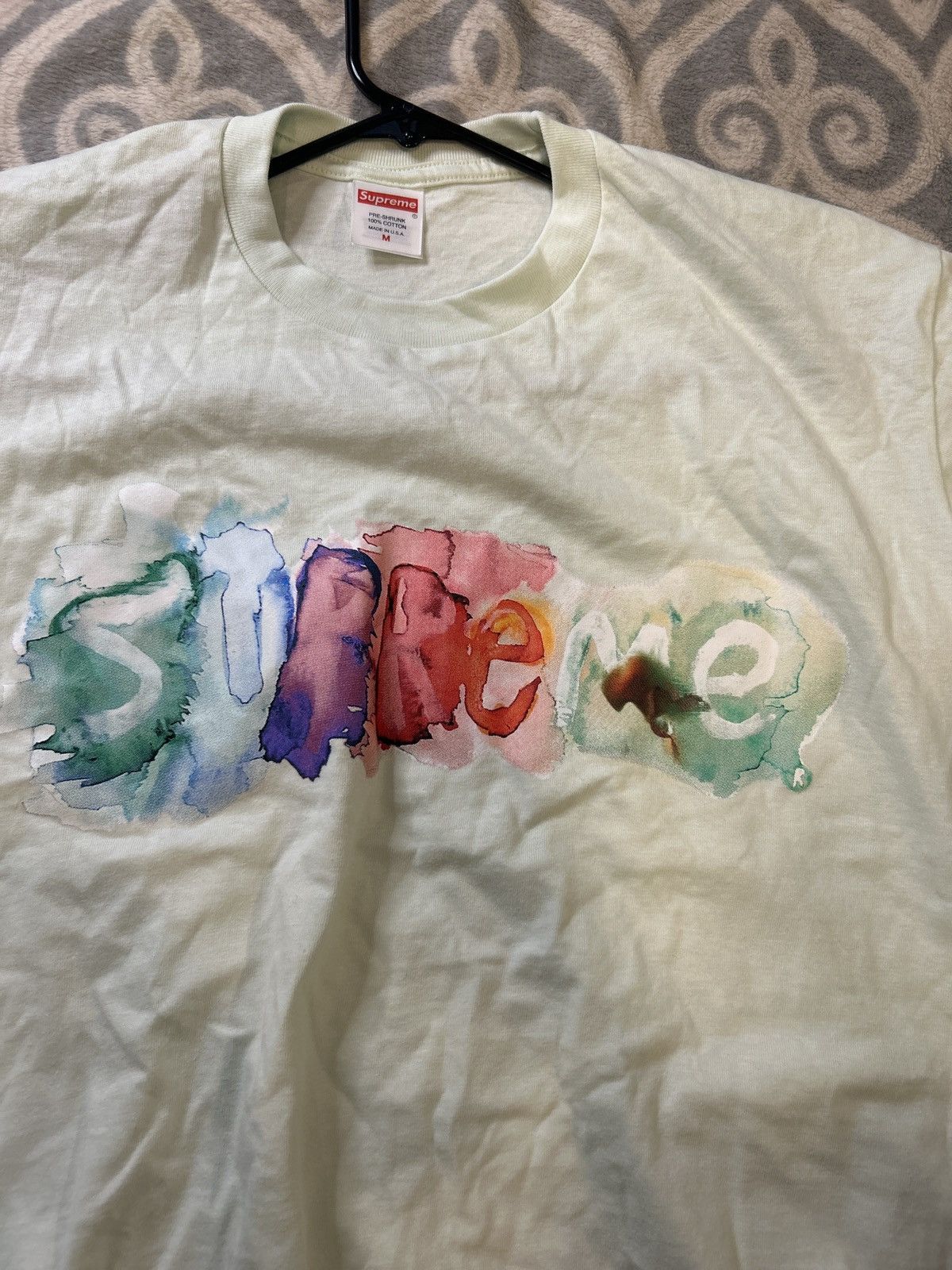 Supreme Supreme teal T shirt Size US M / EU 48-50 / 2 - 2 Thumbnail