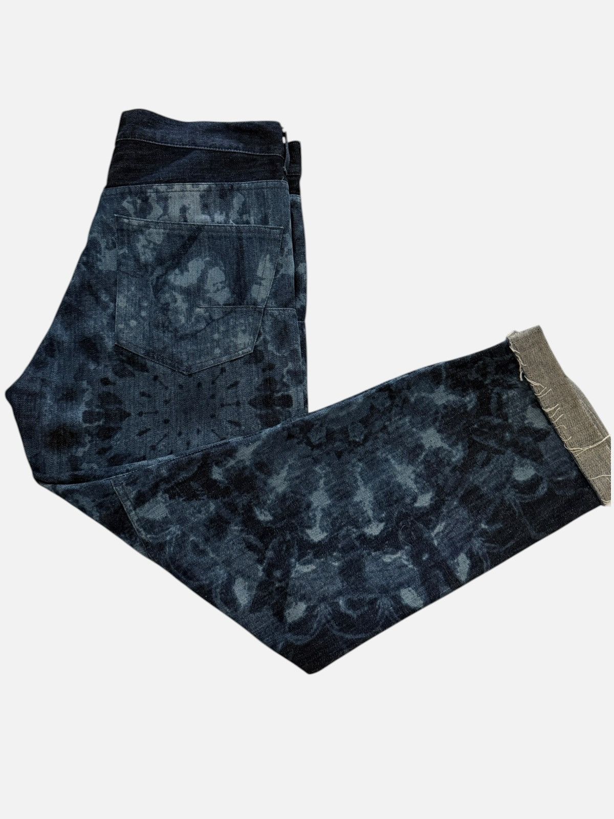 Dior Dior Kaleidoscope Tie-Dye Patchwork Denim Jeans Size 28" / US 6 / IT 42 - 5 Thumbnail
