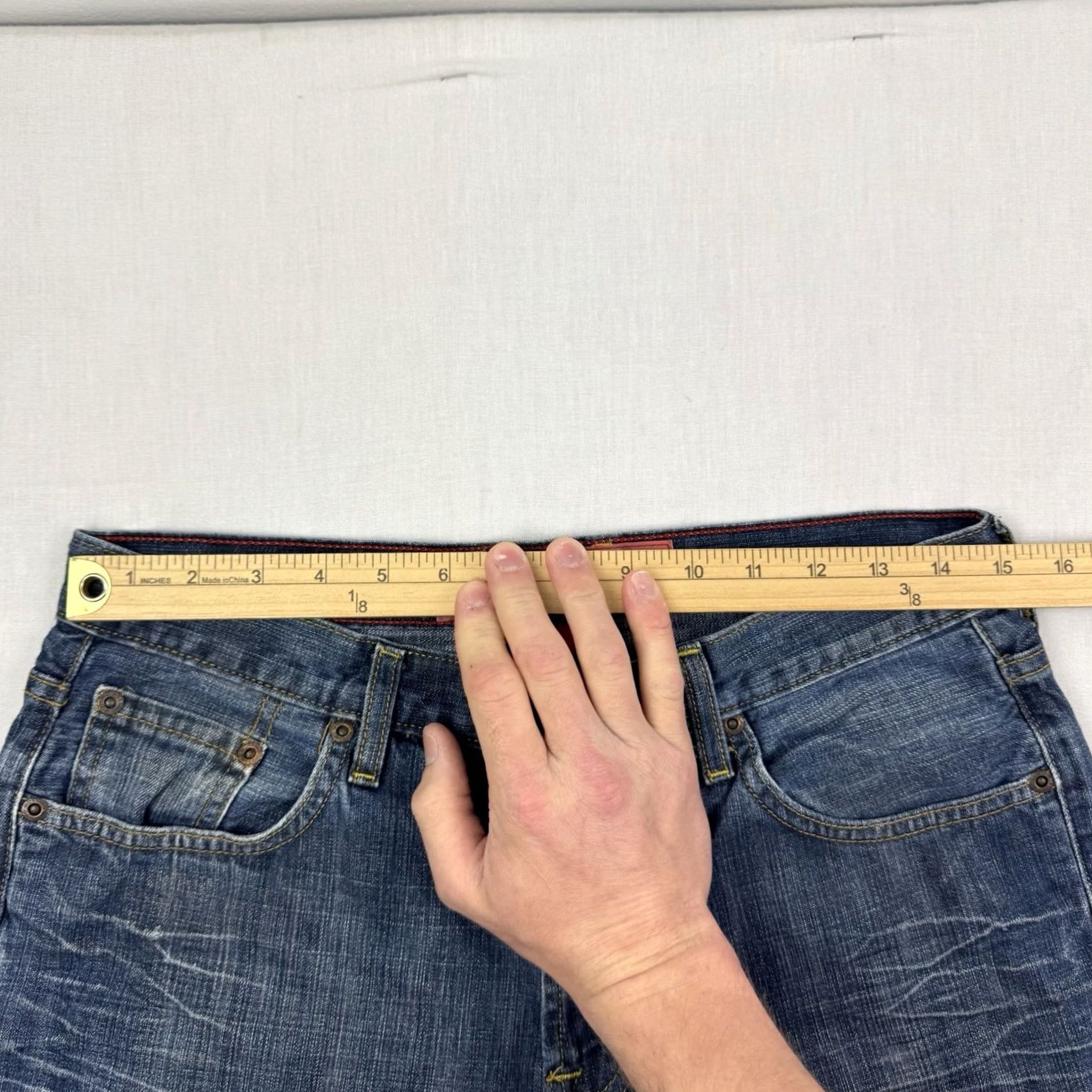 Mossimo VINTAGE Mossimo Jeans Men's 30x30 Baggy Relaxed Hipster Y2K 90s Punk USA Blue Cotton Jeans Relaxed Straight Mens 30 Inseam XS-? Size US 30 / EU 46 - 6 Thumbnail