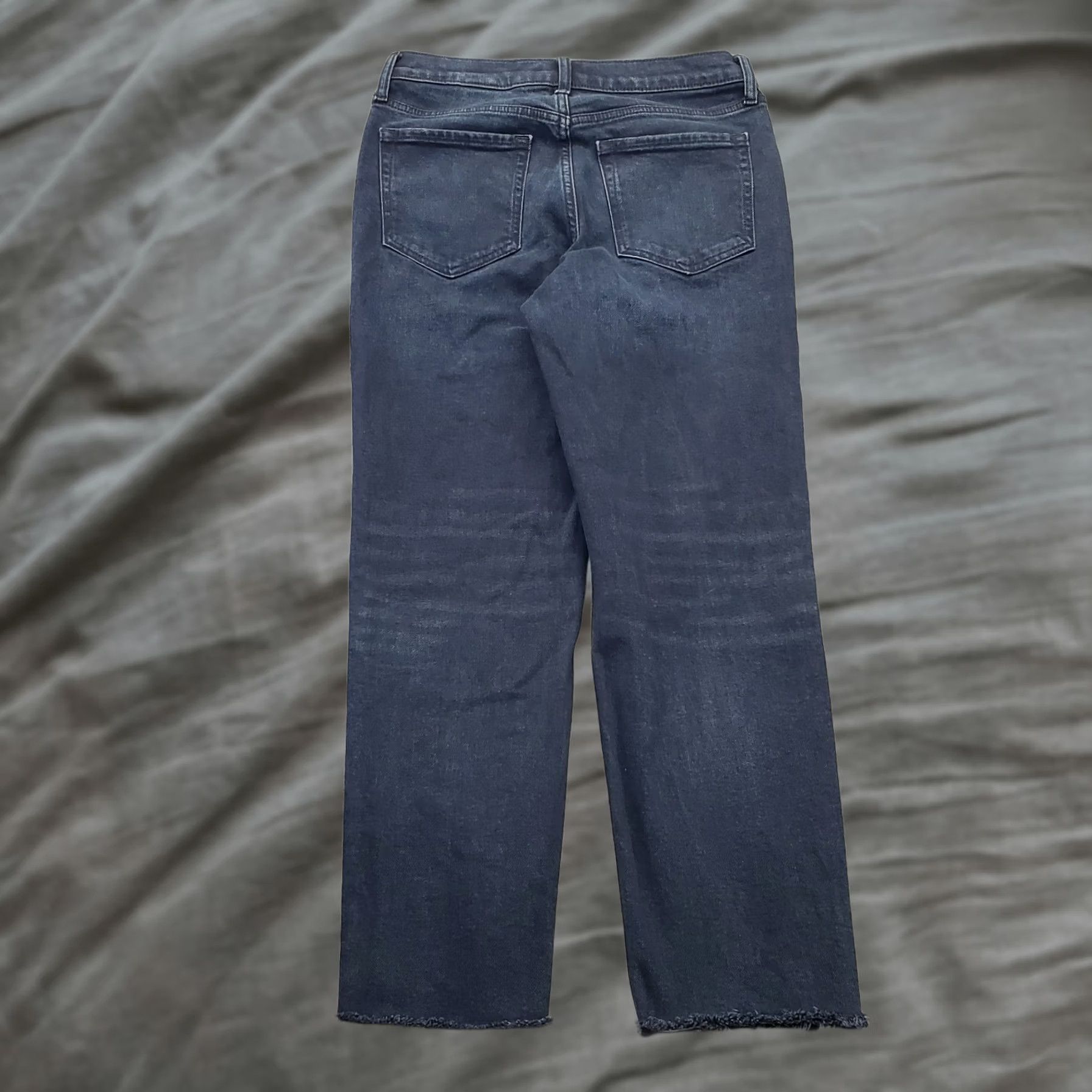 Banana Republic Banana Republic Womens Jeans 27 Blue Denim High Rise Stretch Button Fly Straight Denim Jeans for Women Size 27" / US 4 / IT 40 - 1 Thumbnail