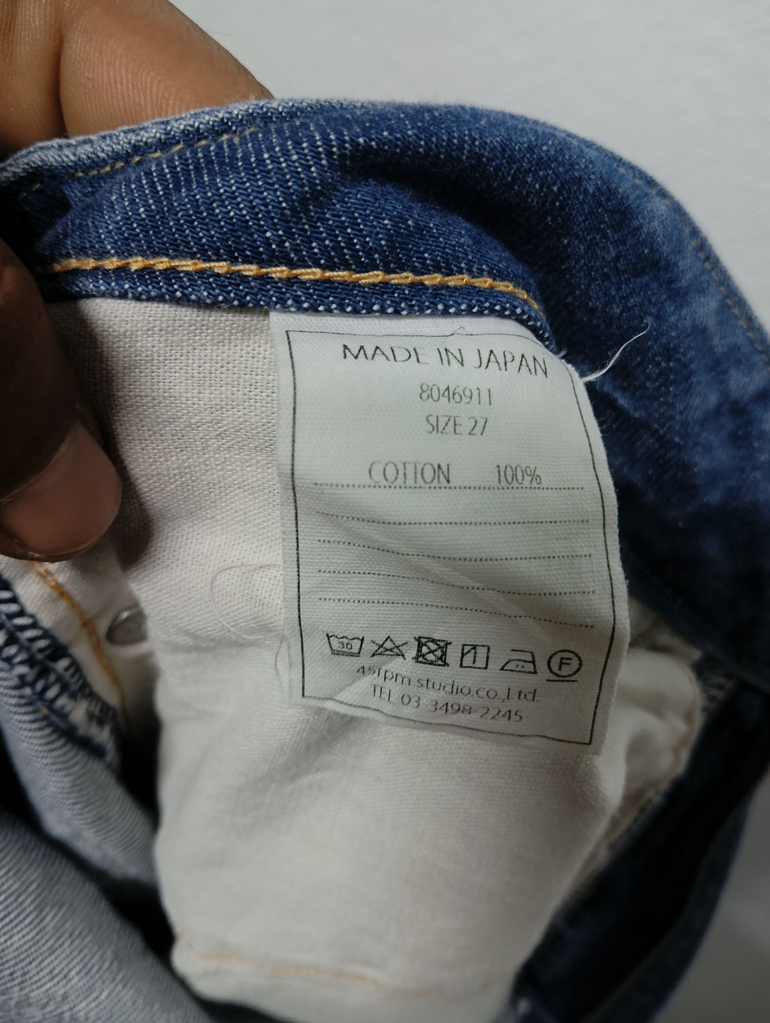 45rpm × Japanese Brand Japanese brand 45rpm jeans Size 29" - 6 Thumbnail
