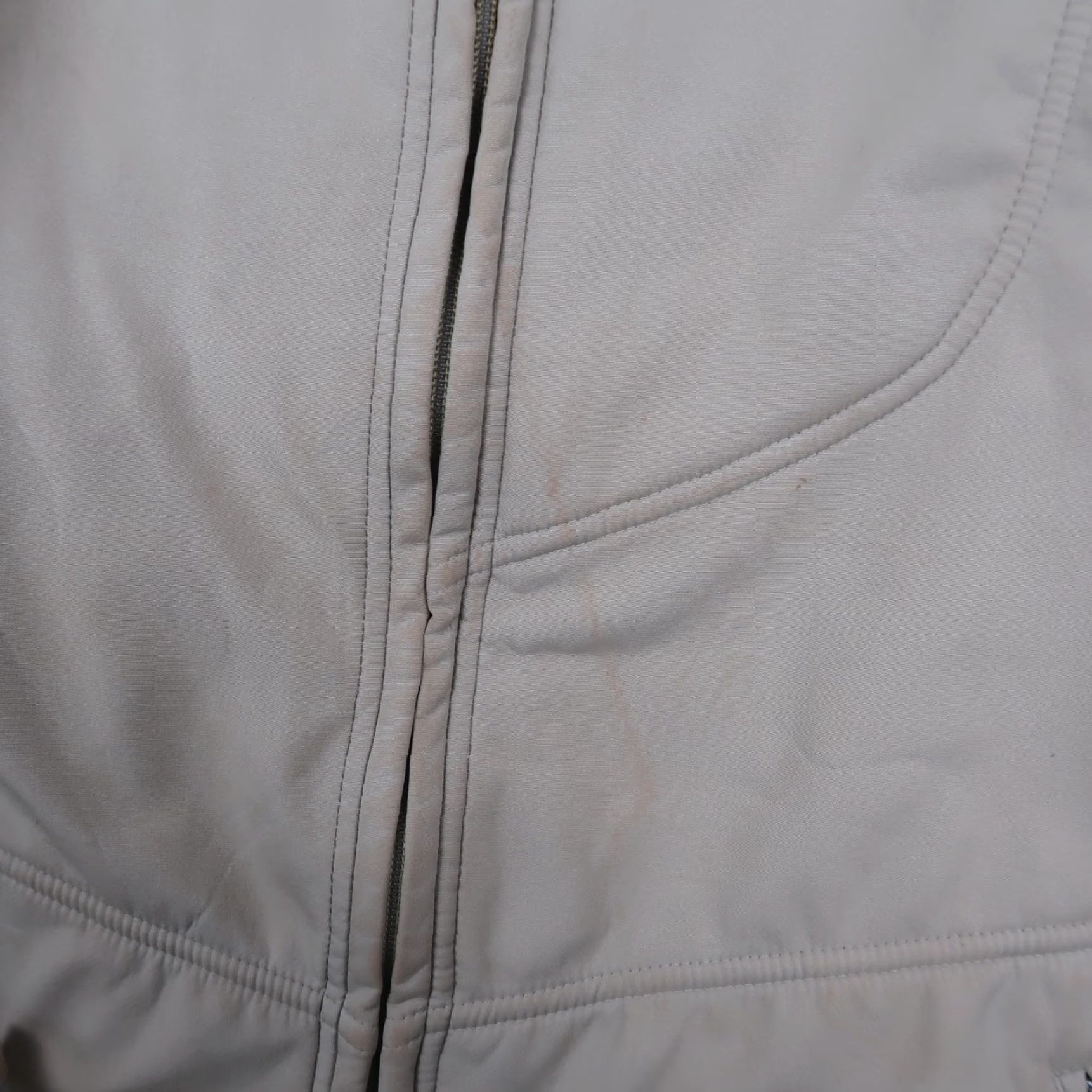 Nike VINTAGE Nike Arizona State Beige Large L Full Zip Leather Jacket Men Size US L / EU 52-54 / 3 - 6 Thumbnail