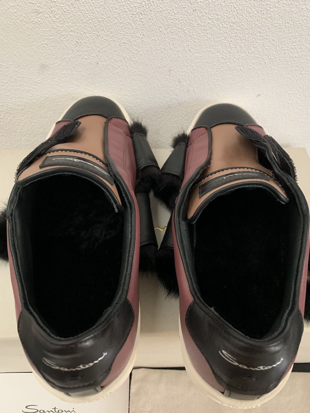 Santoni Santoni Sneakers Leather/Fur sneakers Size US 6.5 / IT 36.5 - 11 Thumbnail