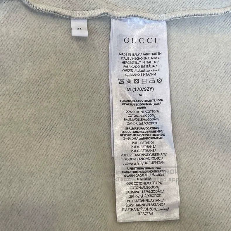 Gucci Gucci Silver long-sleeved sweatshirt Size US M / EU 48-50 / 2 - 6 Thumbnail