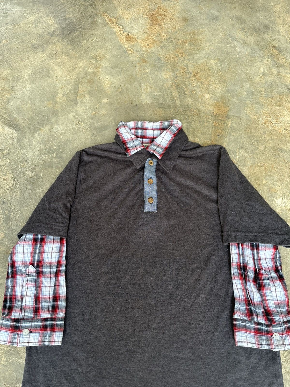 Dickies × If Six Was Nine × Japanese Brand Y2k Double Layer Dickies Shirt Button up Size US L / EU 52-54 / 3 - 2 Thumbnail