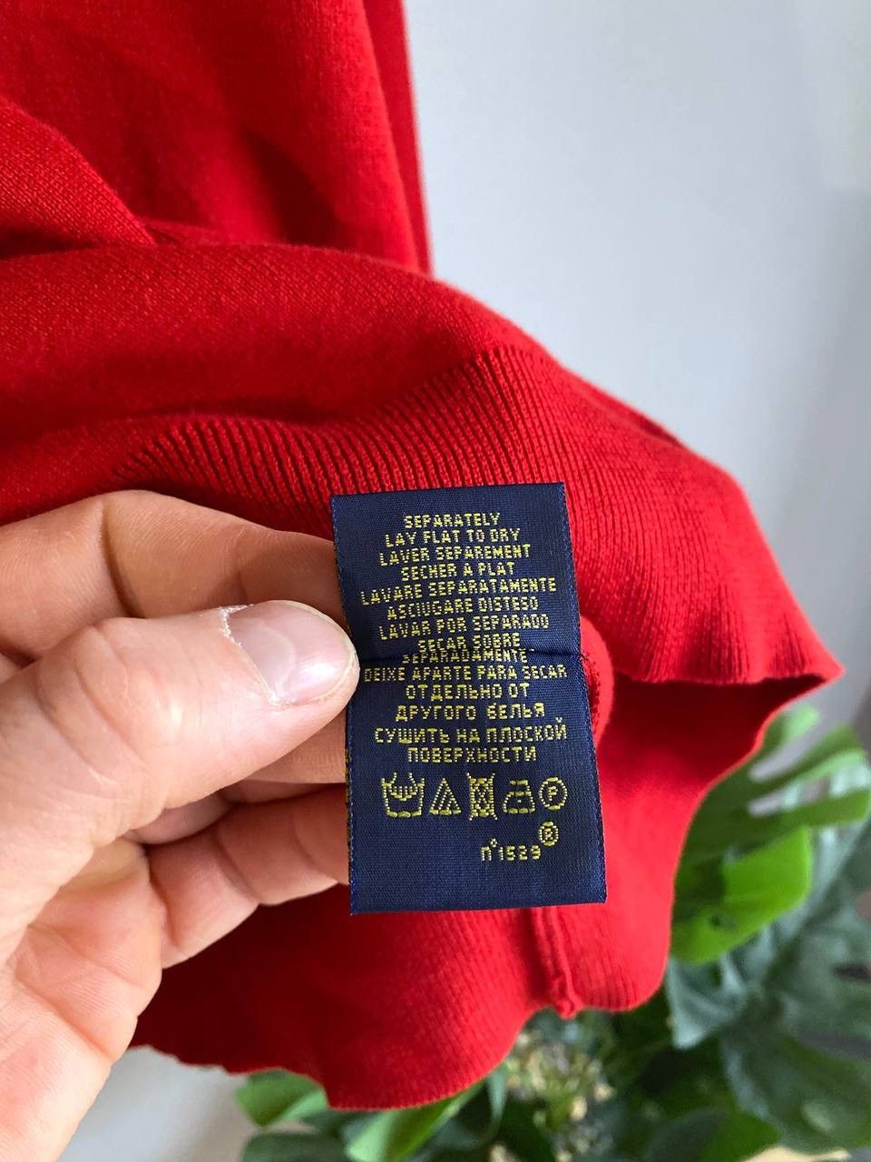 Polo Ralph Lauren Polo Ralph Lauren Men's V-Neck Red Knit Jumper Sweater, XL Size US XL / EU 56 / 4 - 17 Thumbnail