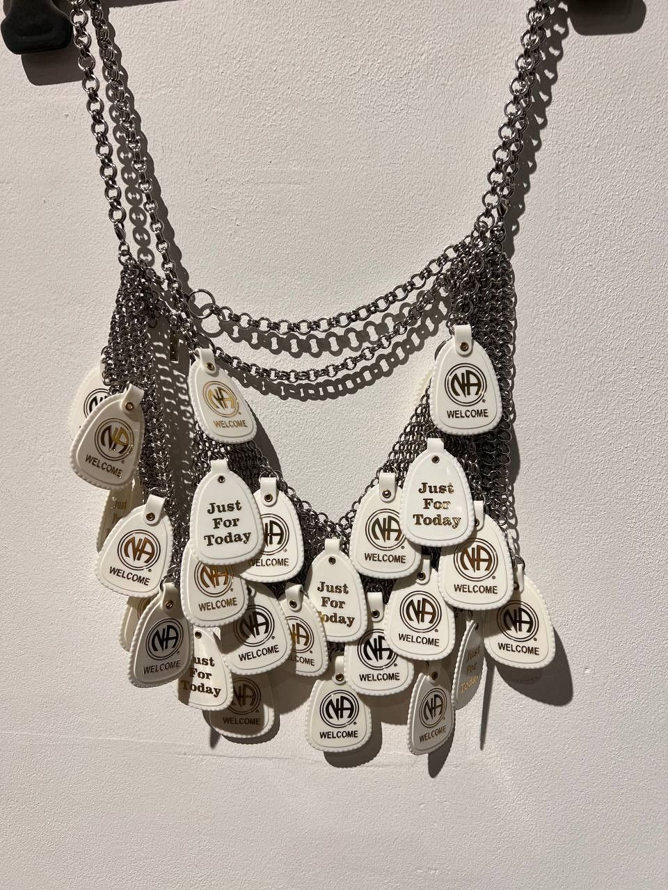 Enfants Riches Deprimes Silver Chainmail Keychain NA Detailed Metal Bra Size S / US 4 / IT 40 - 3 Thumbnail