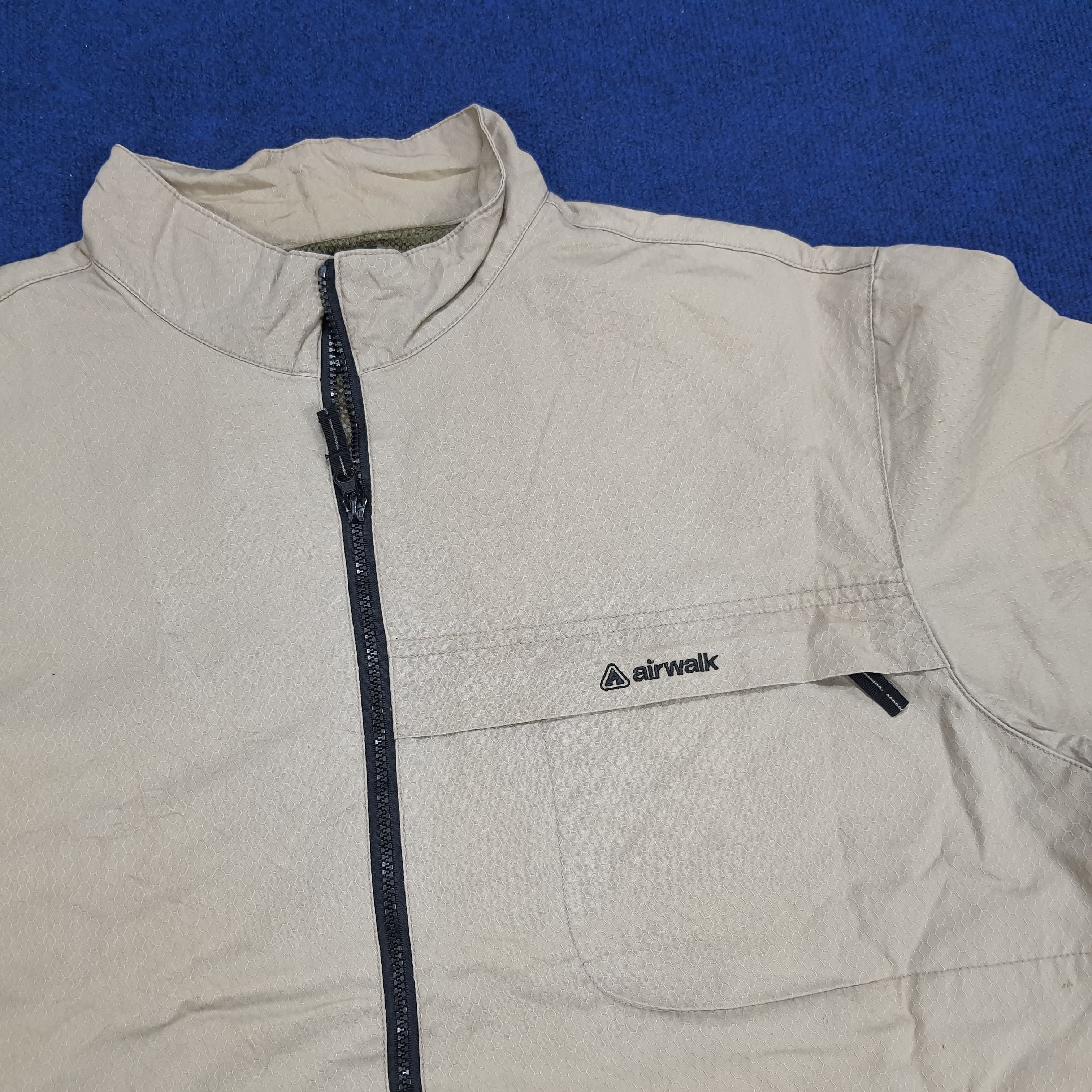 Airwalk × Vintage Vintage Airwalk Streetwear Custom Logo Zipper Shirt Jacket Size US XL / EU 56 / 4 - 4 Thumbnail