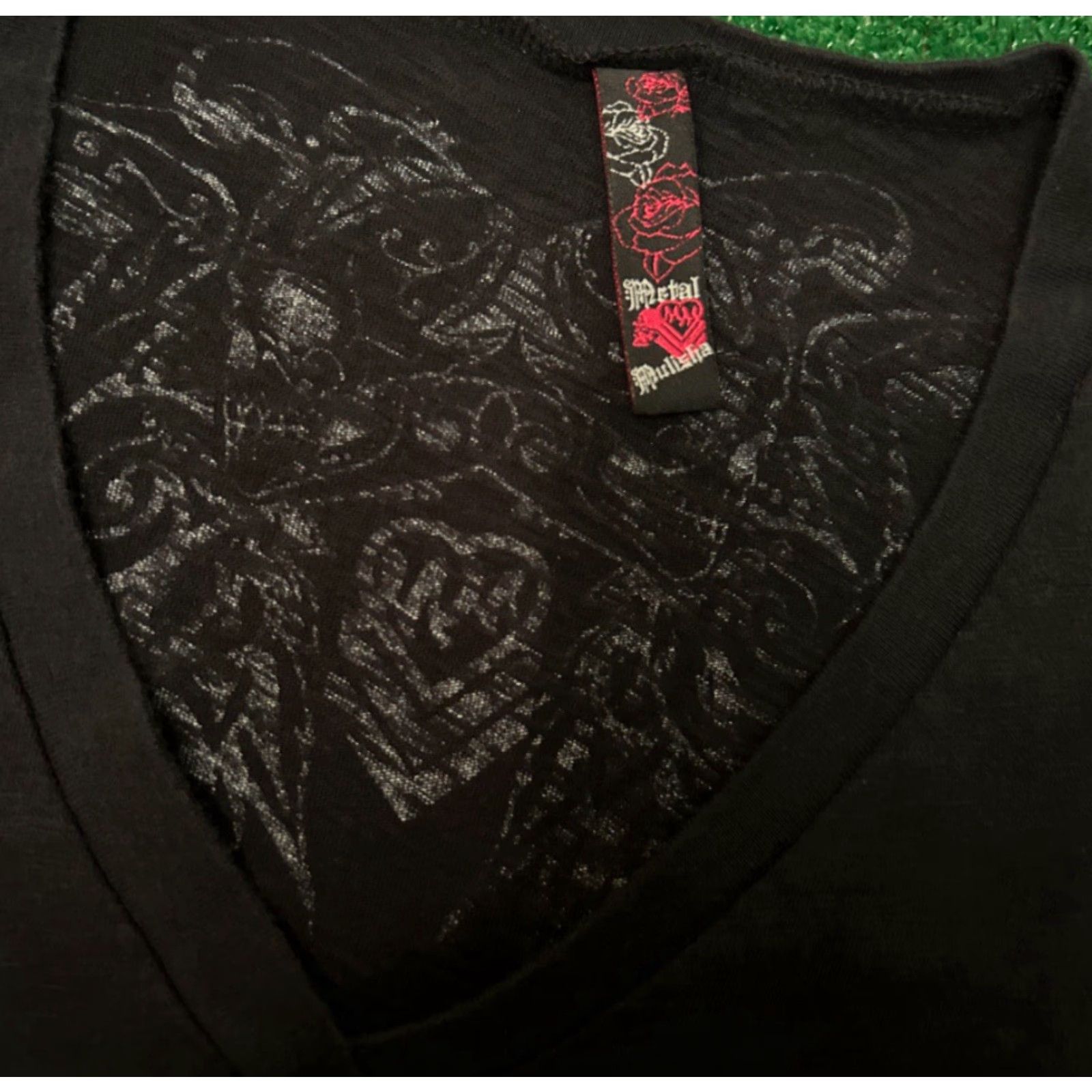 Metal Mulisha VINTAGE Metal Mulisha Skull Wings Grunge Punk Longsleeve Shirt Womens M Black Size M / US 6-8 / IT 42-44 - 3 Thumbnail