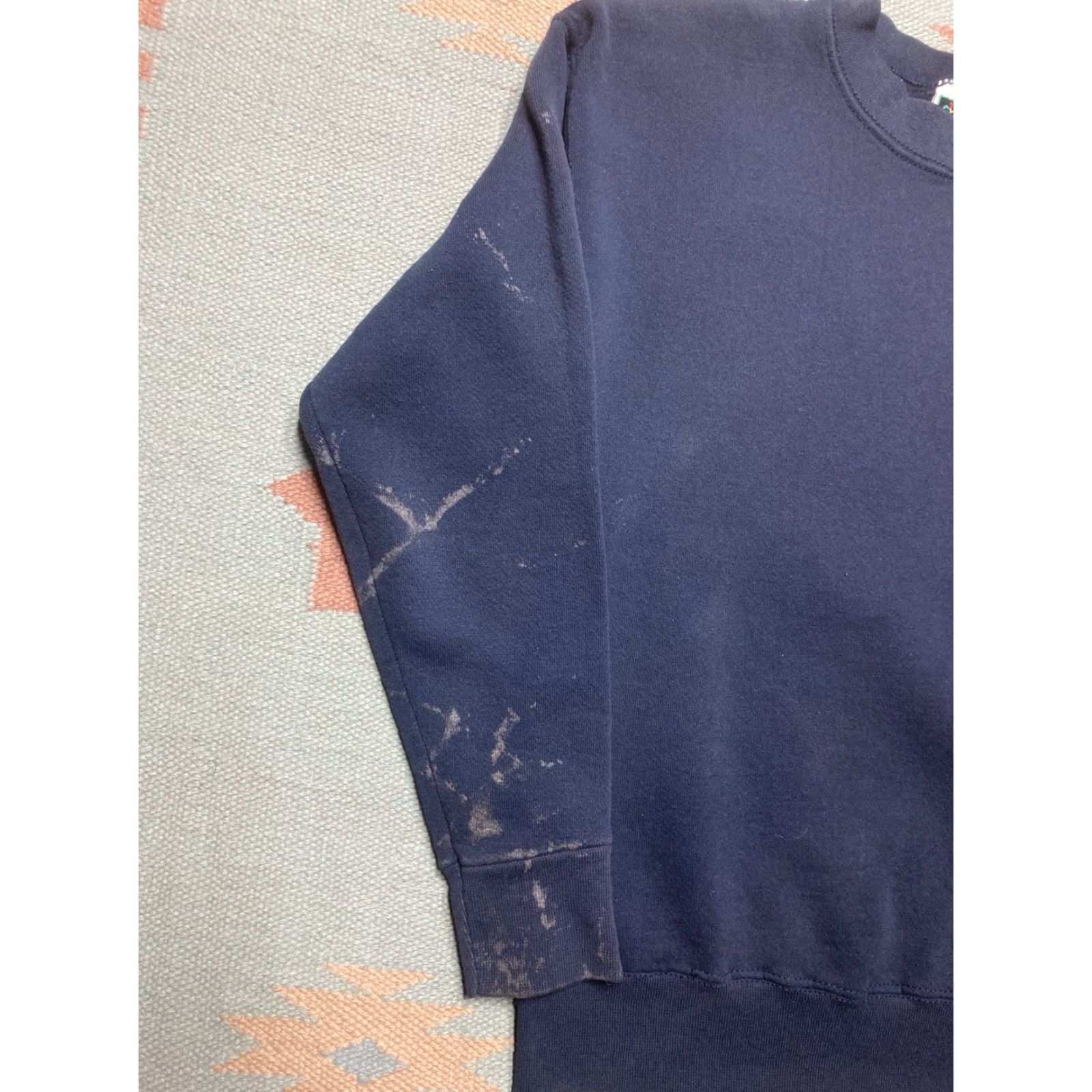 ESPIRIT VINTAGE Pro Spirit Sweatshirt Crewneck Blue Paint Distressed Medium 80s Mens M Size US M / EU 48-50 / 2 - 2 Thumbnail