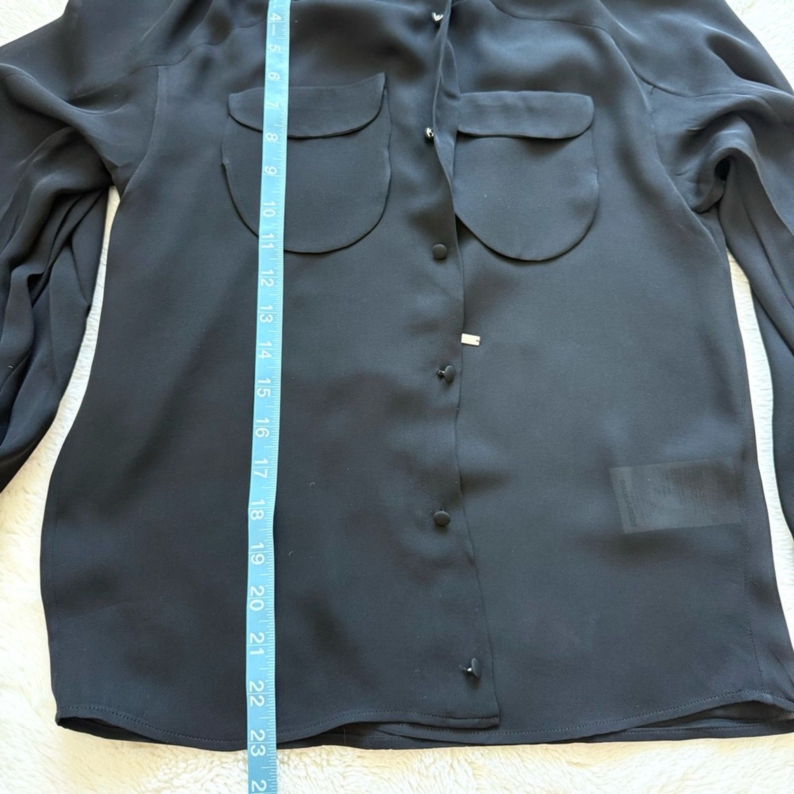Dsquared2 NWT!!! Dsquared2 women silk blouse size 38 IT or 8 US 850$ Size M / US 6-8 / IT 42-44 - 8 Thumbnail