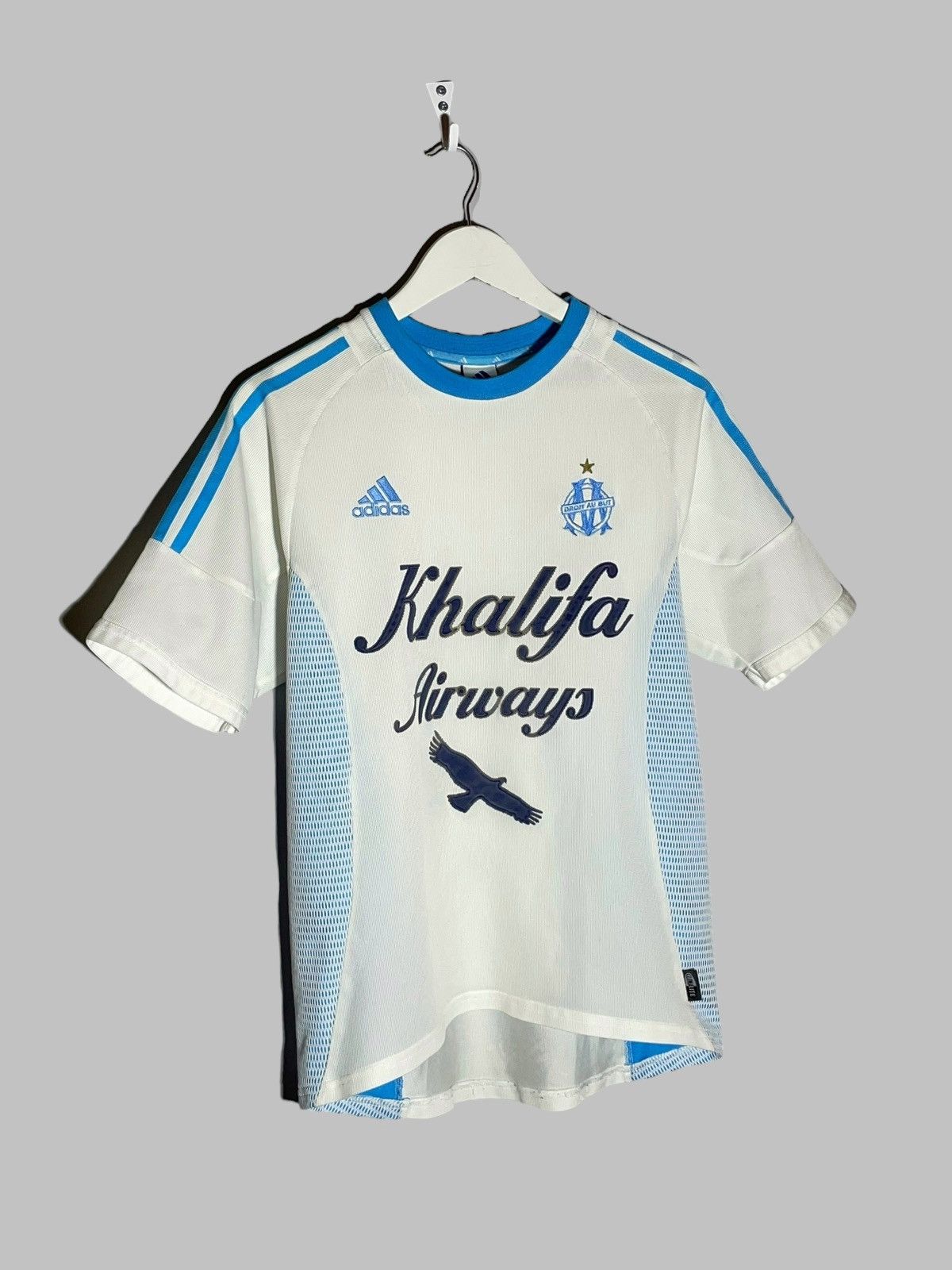Adidas Olympique Marseille Adidas Vintage 2002/03 Home Soccer Shirt Size US S / EU 44-46 / 1 - 2 Thumbnail