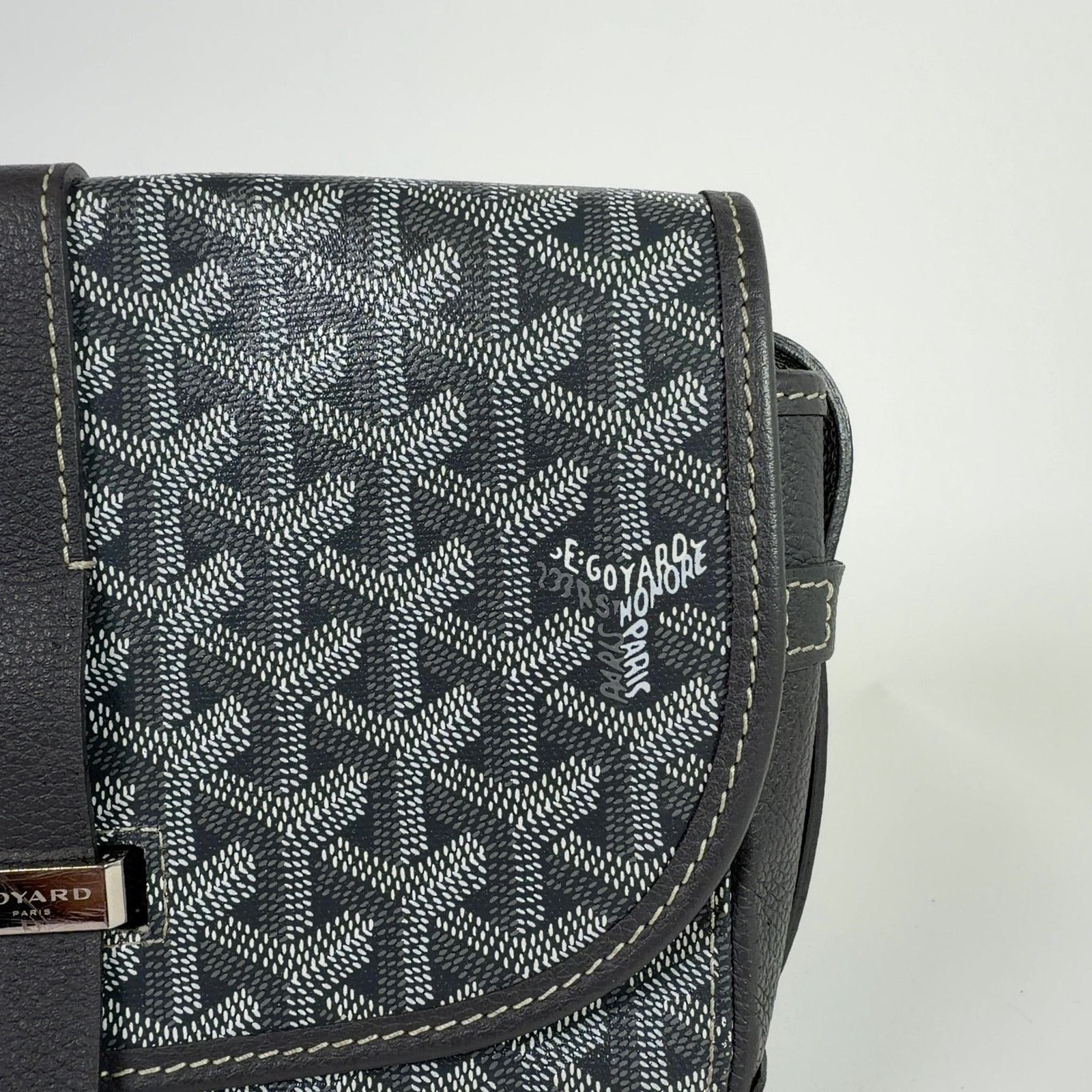 Goyard Goyard Grey Belvedere II PM Messenger Bag Size ONE SIZE - 2 Thumbnail
