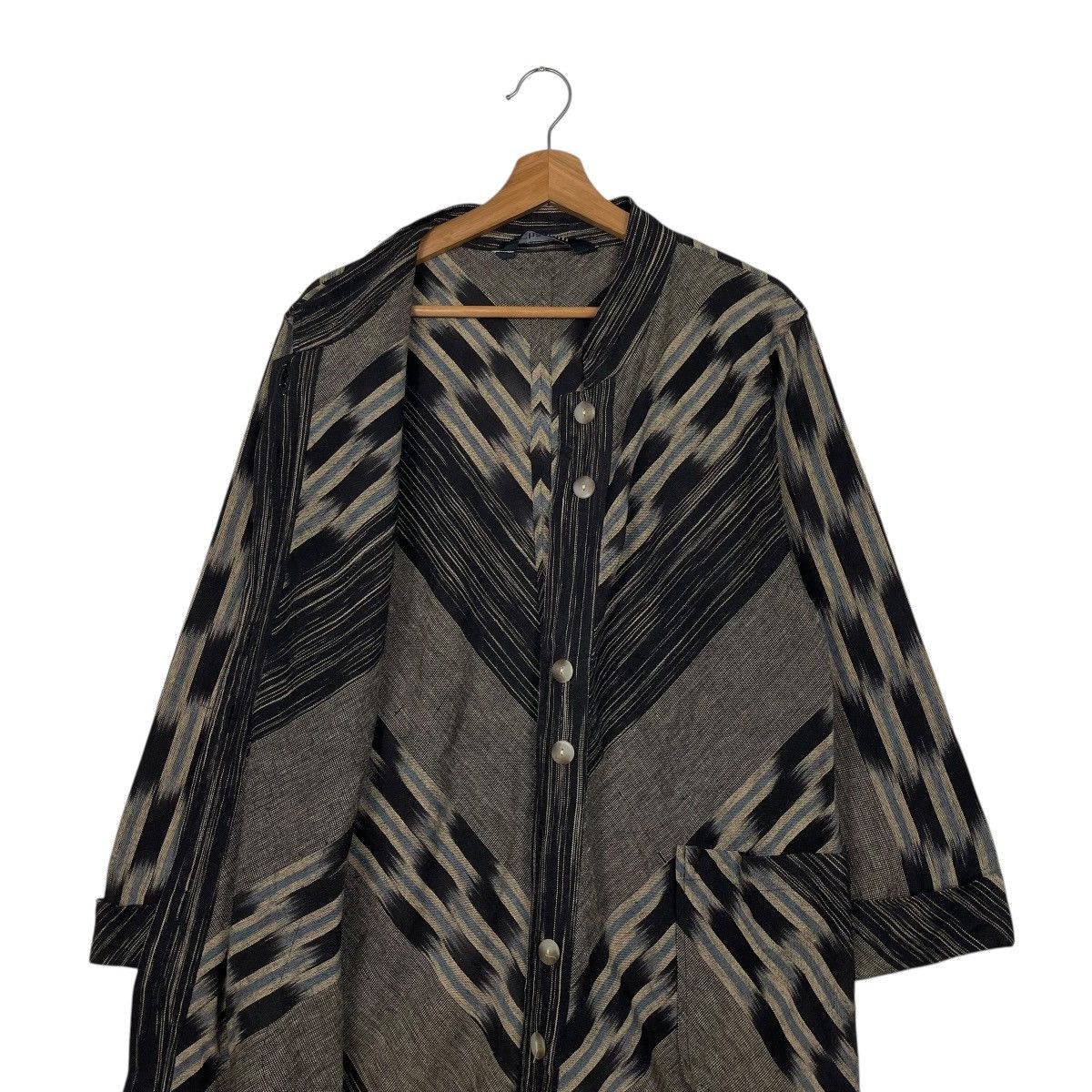 Japanese Brand Japanese Brand Chandni Patterned Long Coat Size M / US 6-8 / IT 42-44 - 11 Thumbnail