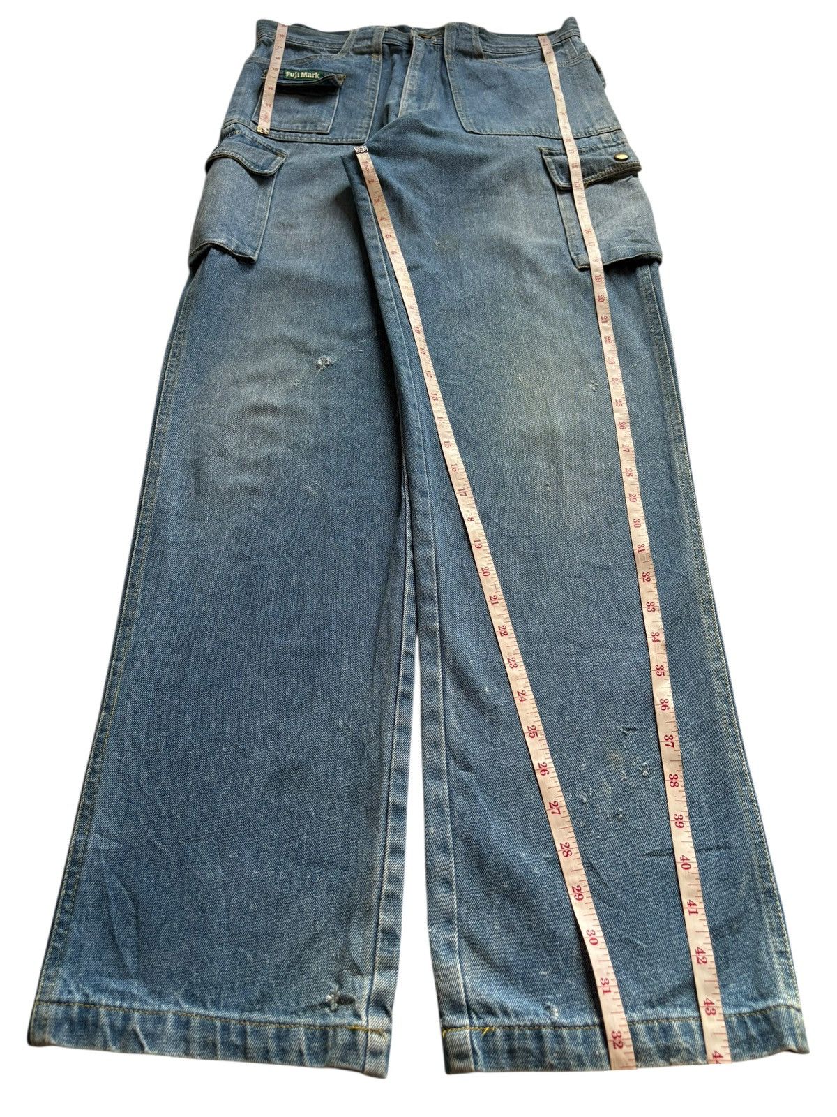 Japanese Brand Vintage Japanese Brand Mud Wash Cargo Bush Pant Jeans Size US 31 - 13 Thumbnail