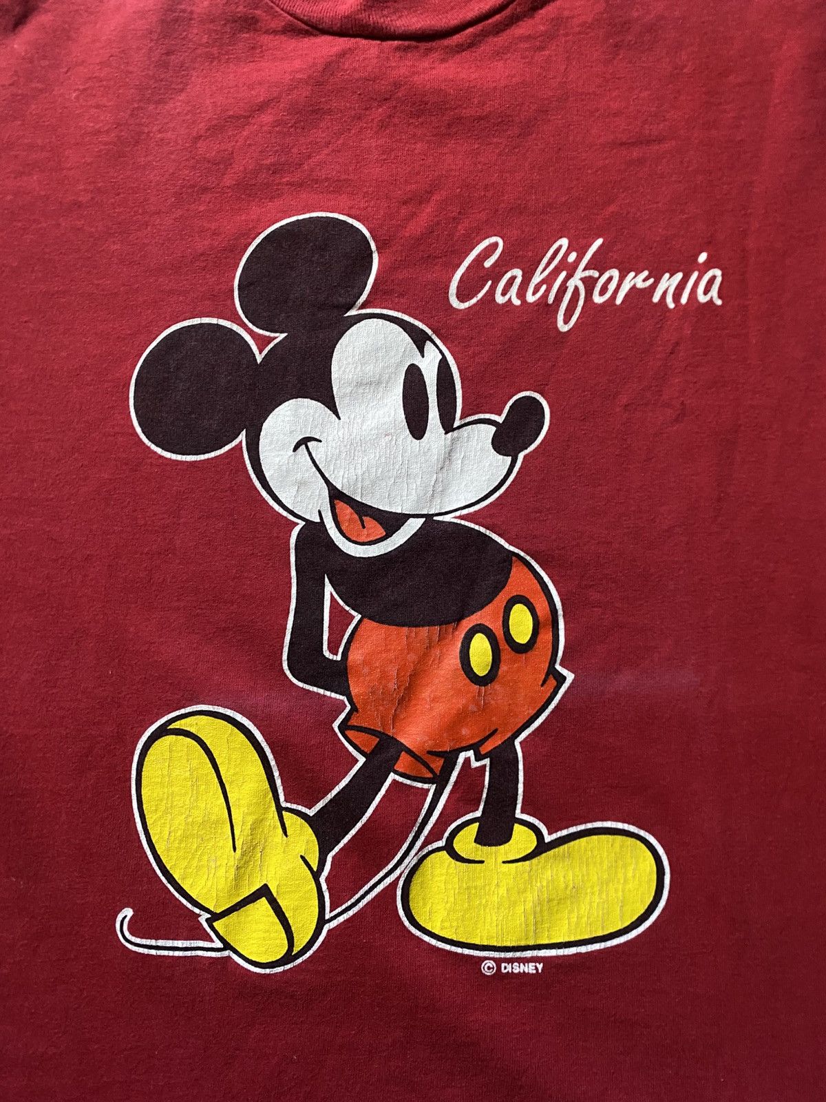 Velva Sheen Vintage Mickey Mouse Velva Sheen 90s Size US M / EU 48-50 / 2 - 2 Thumbnail