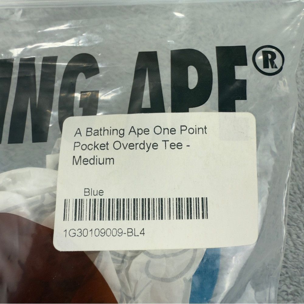 Bape One Point Overdye Pocket Tee Size US M / EU 48-50 / 2 - 9 Thumbnail