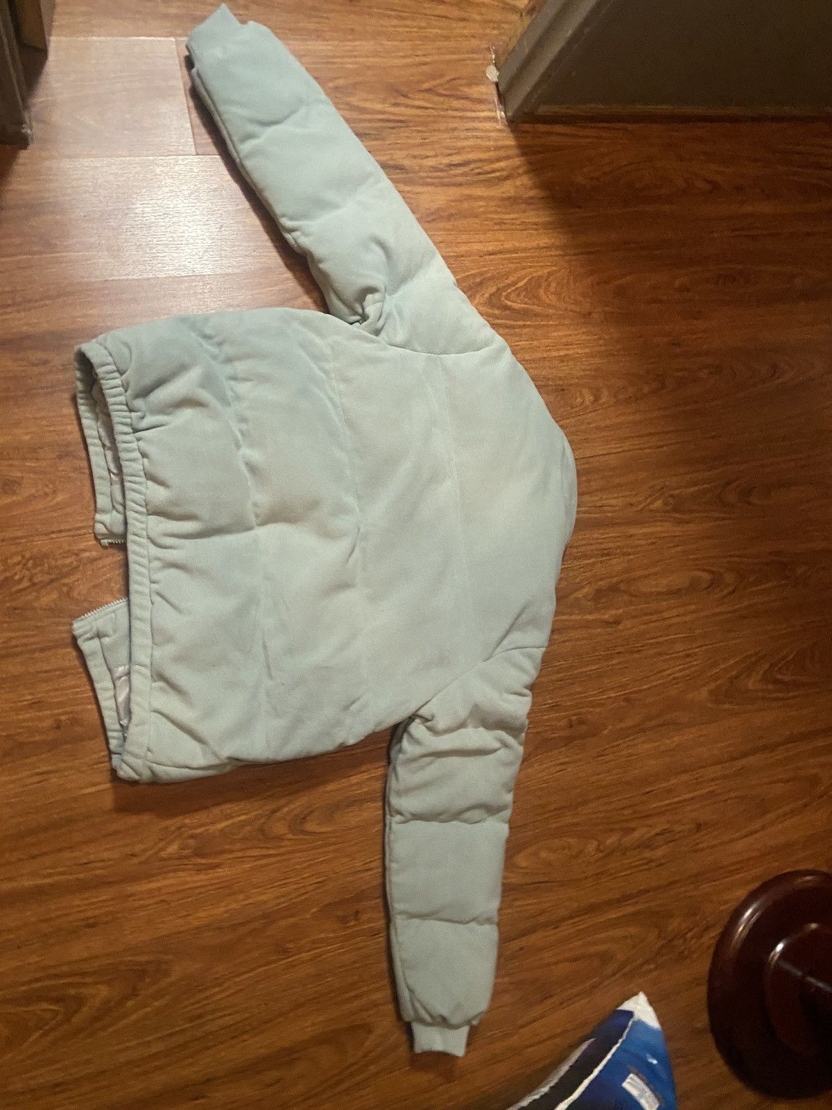 Boohoo Boohoo FLEECE NECK PUFFER JACKET Sage Size L Size US L / EU 52-54 / 3 - 6 Thumbnail