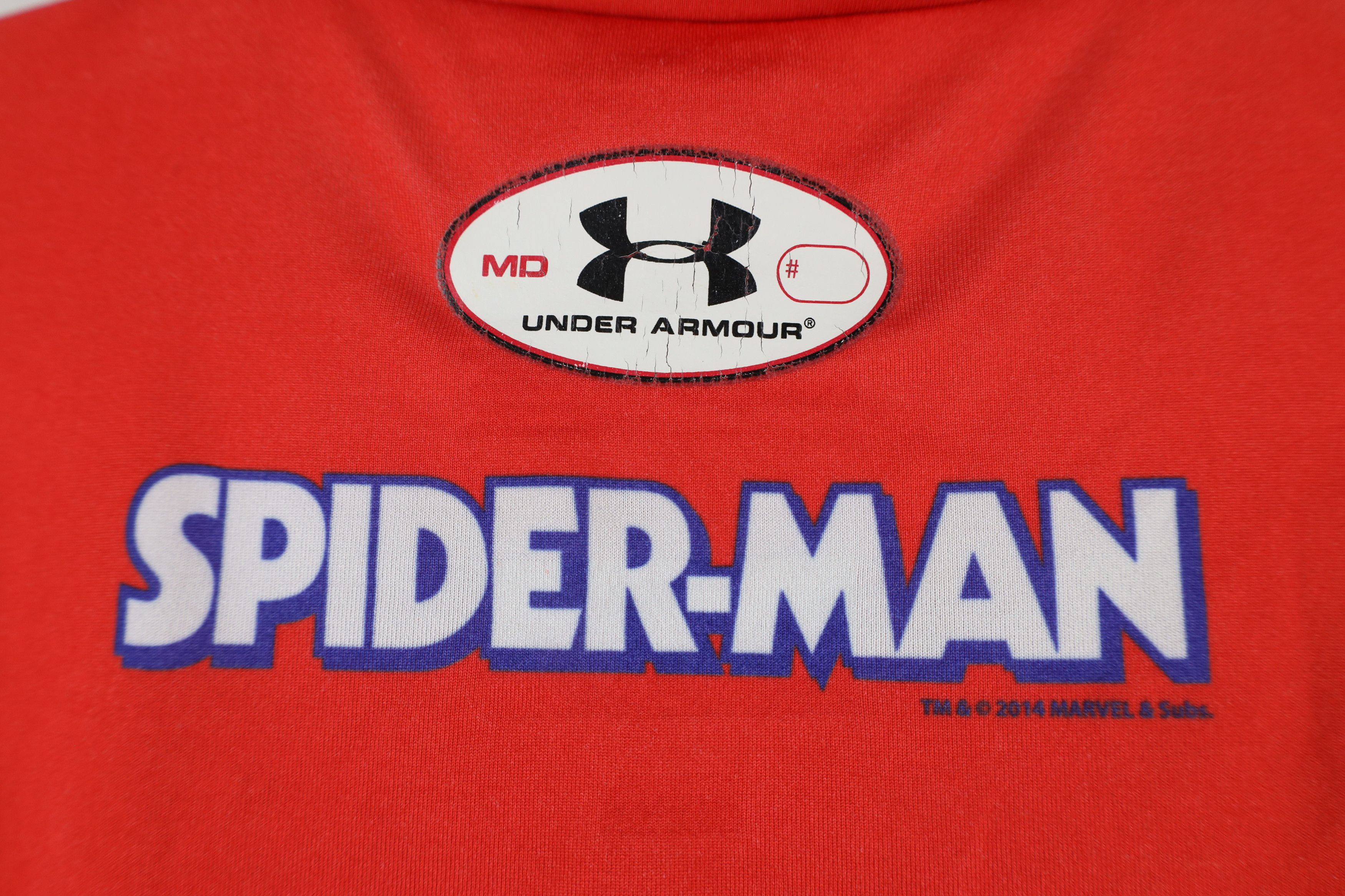 Under Armour × Vintage Under Armour x Marvel HeatGear Spiderman Training T-Shirt Size US M / EU 48-50 / 2 - 9 Thumbnail