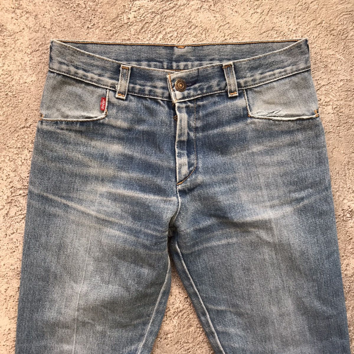 Vintage Vintage 90s Levis Baggy Wide Leg Faded Jeans Skate Logo 27 Size 27" / US 4 / IT 40 - 4 Thumbnail