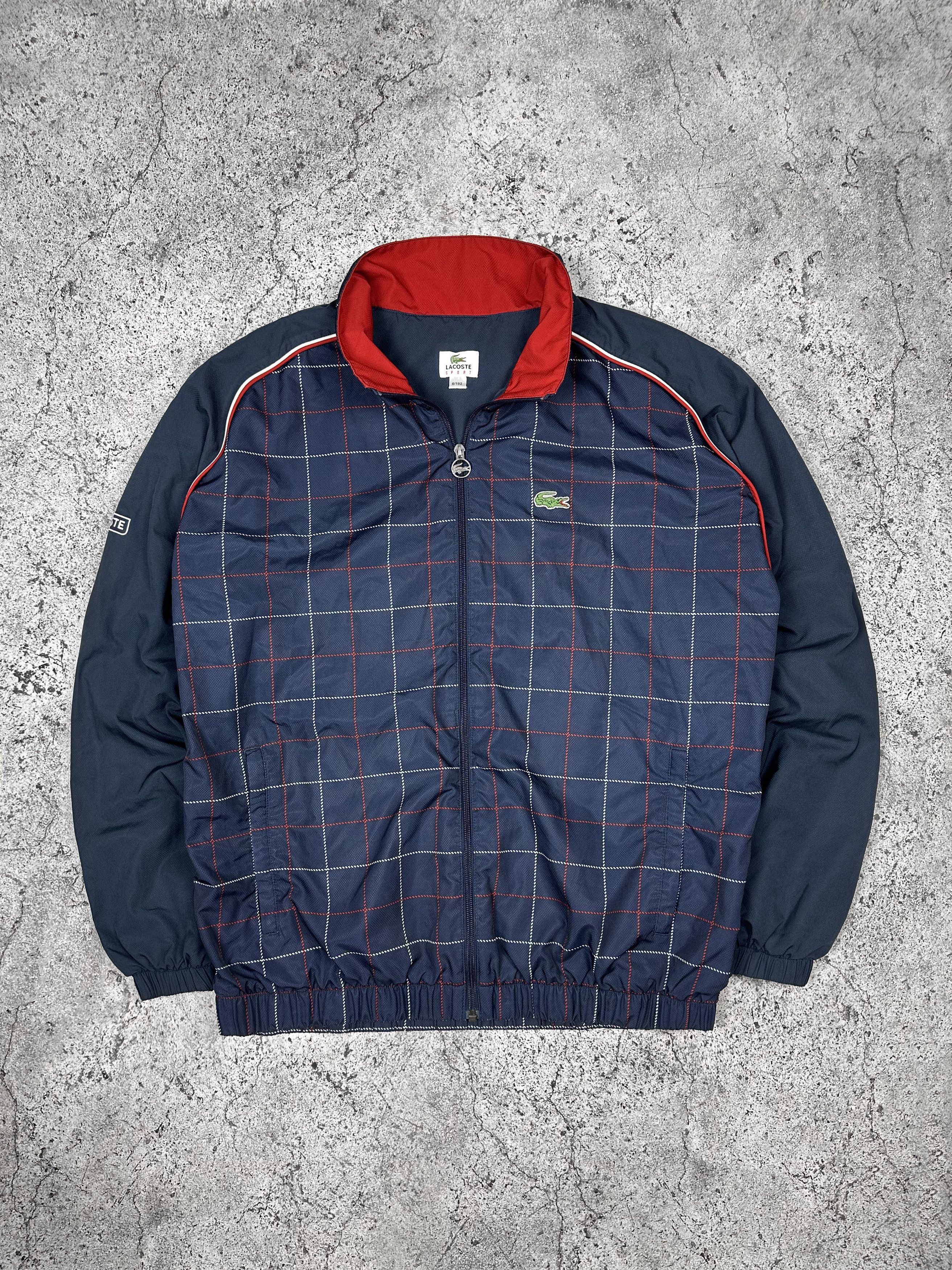 Lacoste 🐊 Lacoste Sport Vintage Olympics Track Jacket Y2K Drill 🐊 Size US XL / EU 56 / 4 - 1 Thumbnail
