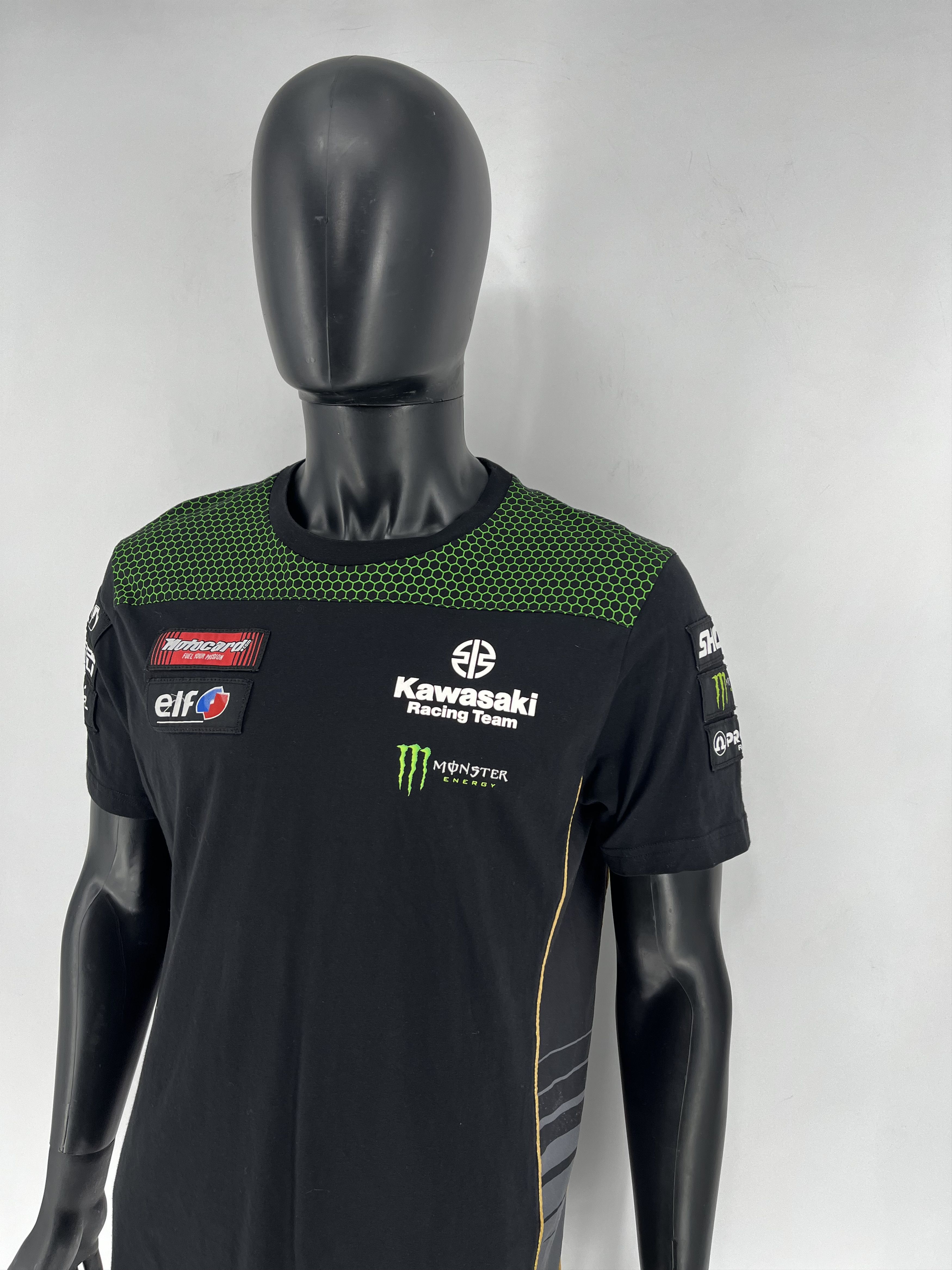 Japanese Brand Vintage Rare Kawasaki Apparel Racing Team Shirt XL Size US XL / EU 56 / 4 - 4 Thumbnail