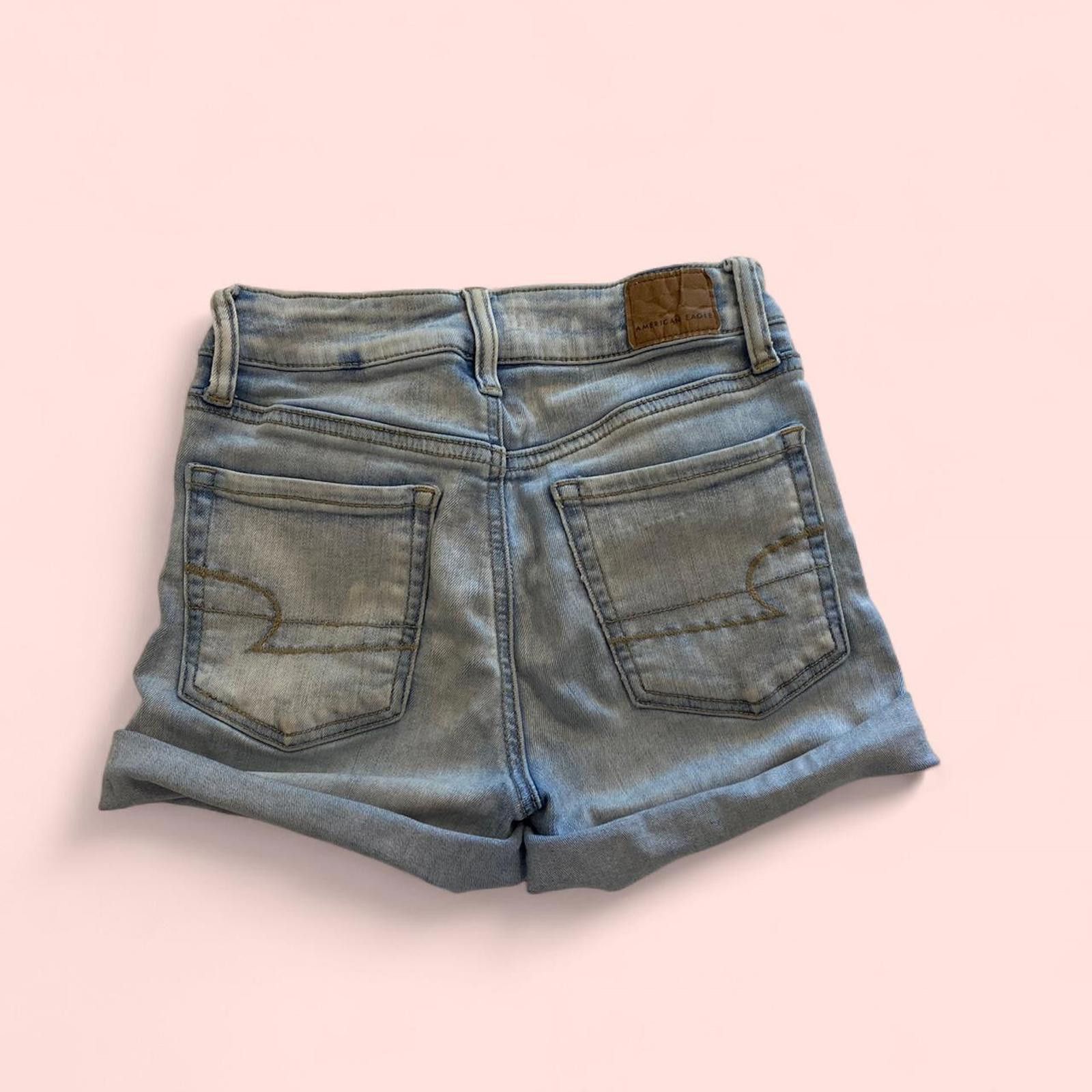 American Eagle Outfitters American Eagle- blue denim summer shorts Size 25" / US 0 / IT 36 - 1 Thumbnail