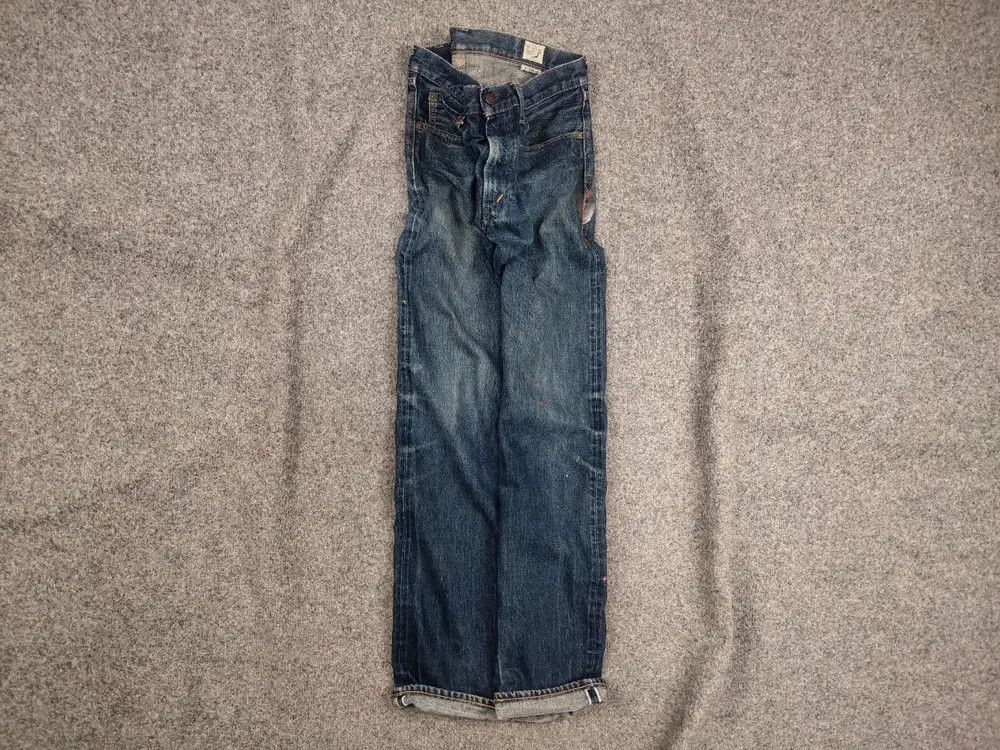 Vintage OrSlow Japan Selvedge Distressed paint Denim Jeans