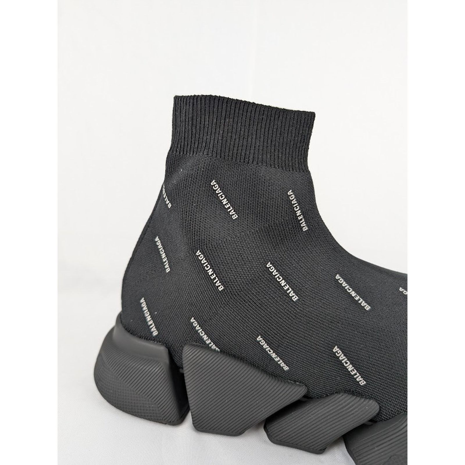Balenciaga o1rshd1 Speed 2.0 LT Sneakers in Black/White Size US 12 / EU 45 - 4 Thumbnail