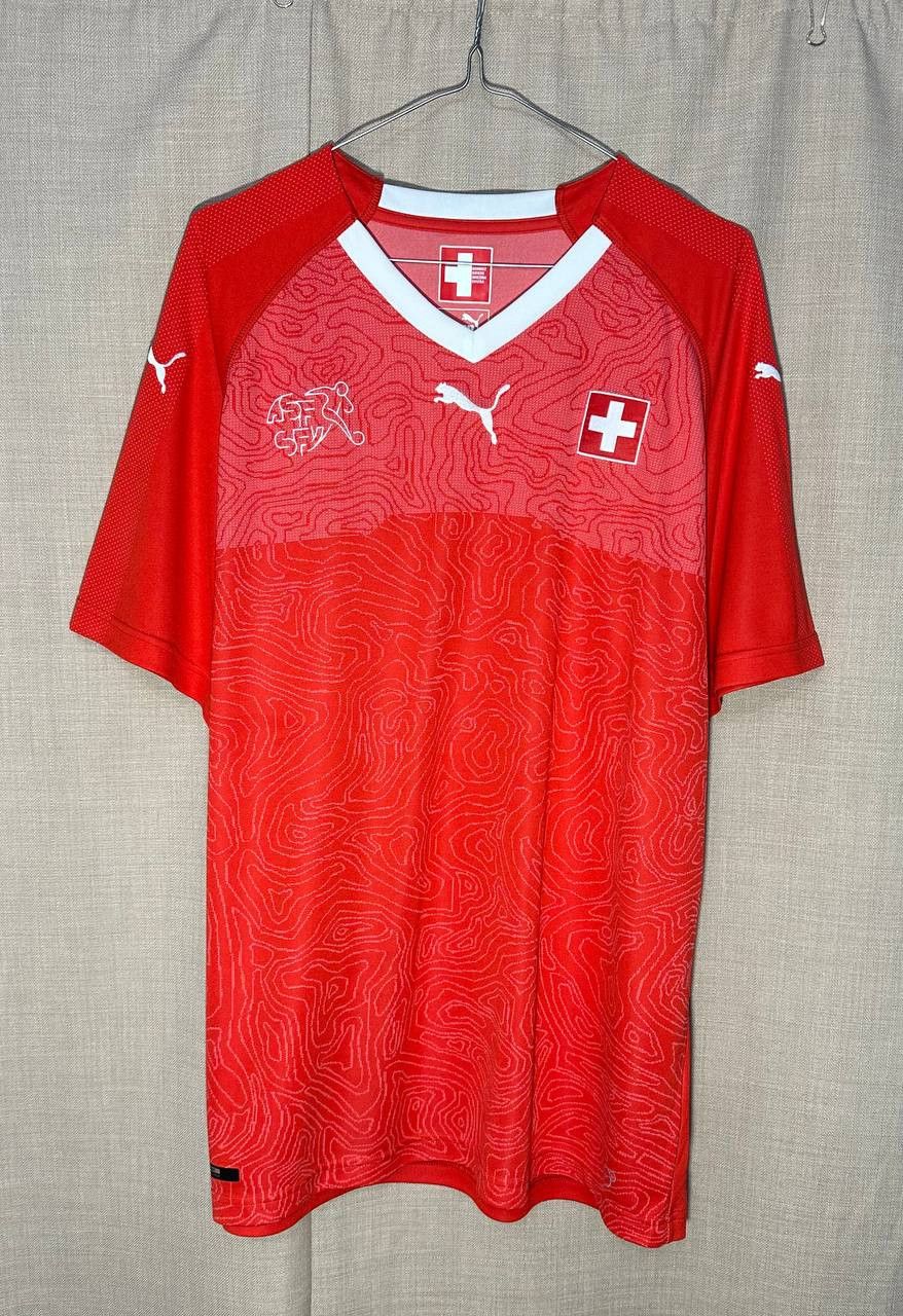 Puma Switzerland 2018 2020 home Puma football shirt jersey Swiss Size US XL / EU 56 / 4 - 1 Thumbnail