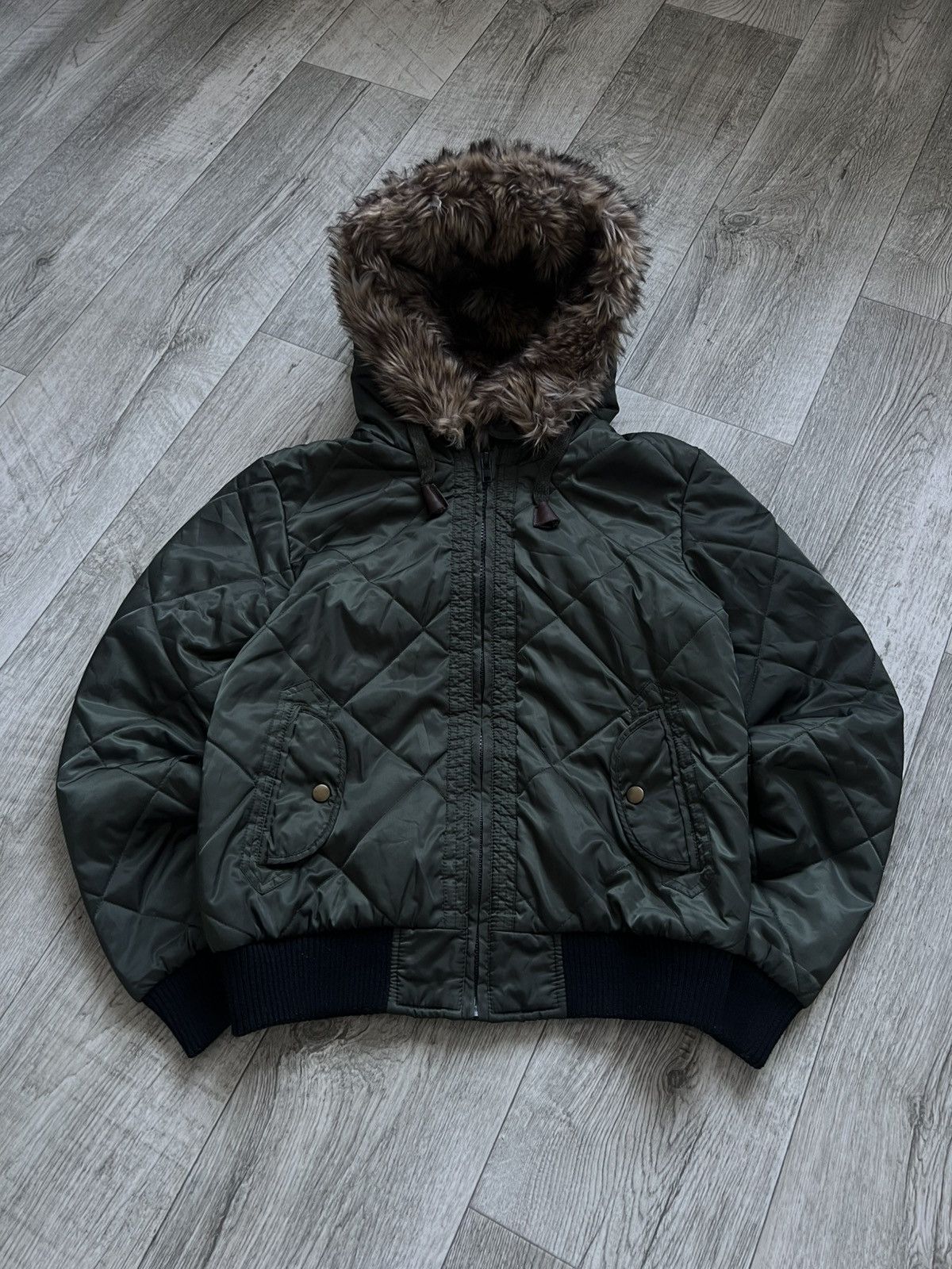 Hysteric Glamour Hysteric Glamour N2B Fur Bomber Jacket | Grailed