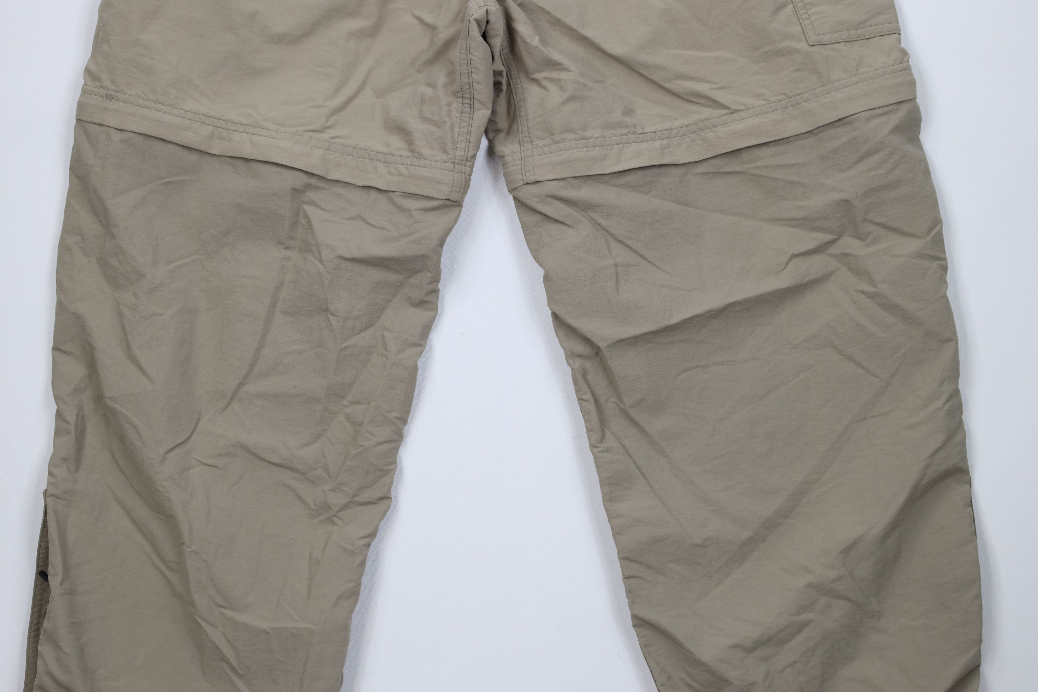 L.L. Bean Vintage LL Bean Convertible Cargo Pants Shorts Beige Nylon Size 36" / US 14 / IT 50 - 13 Thumbnail