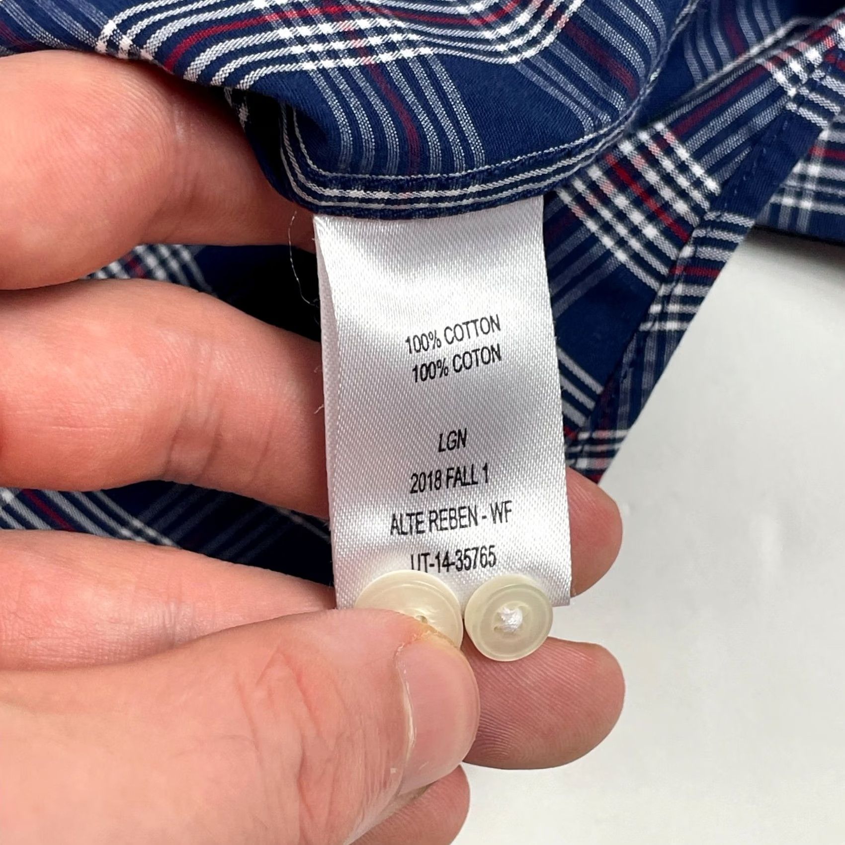 UNTUCKit UNTUCKit Shirt - Mens Medium Blue Long Sleeve Button-Up - Preppy Casual Size US M / EU 48-50 / 2 - 6 Thumbnail