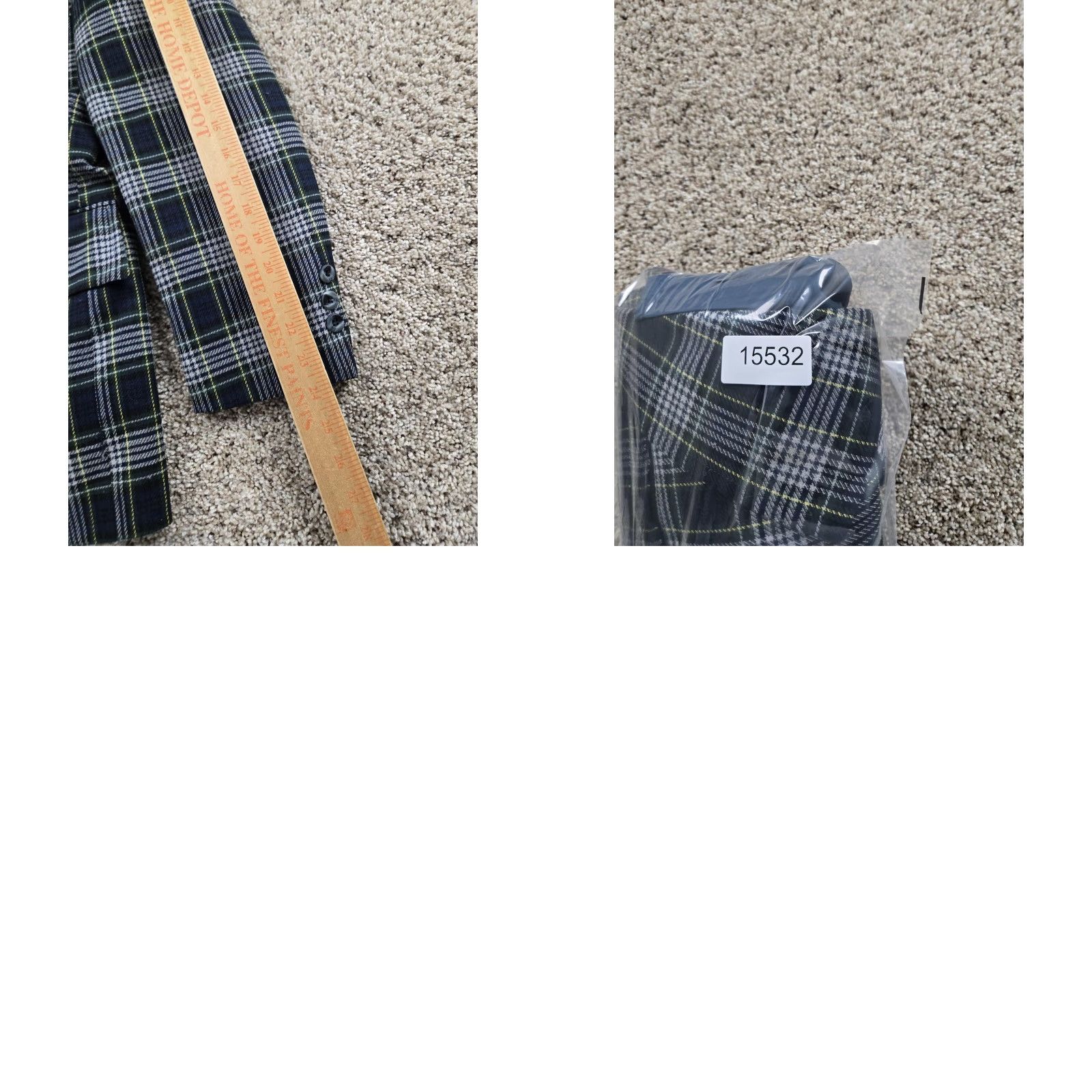 Vintage VINTAGE Towncraft Blazer Mens 40R Blue Plaid Check Sport Coat Jacket 70s Size 40R - 10 Thumbnail