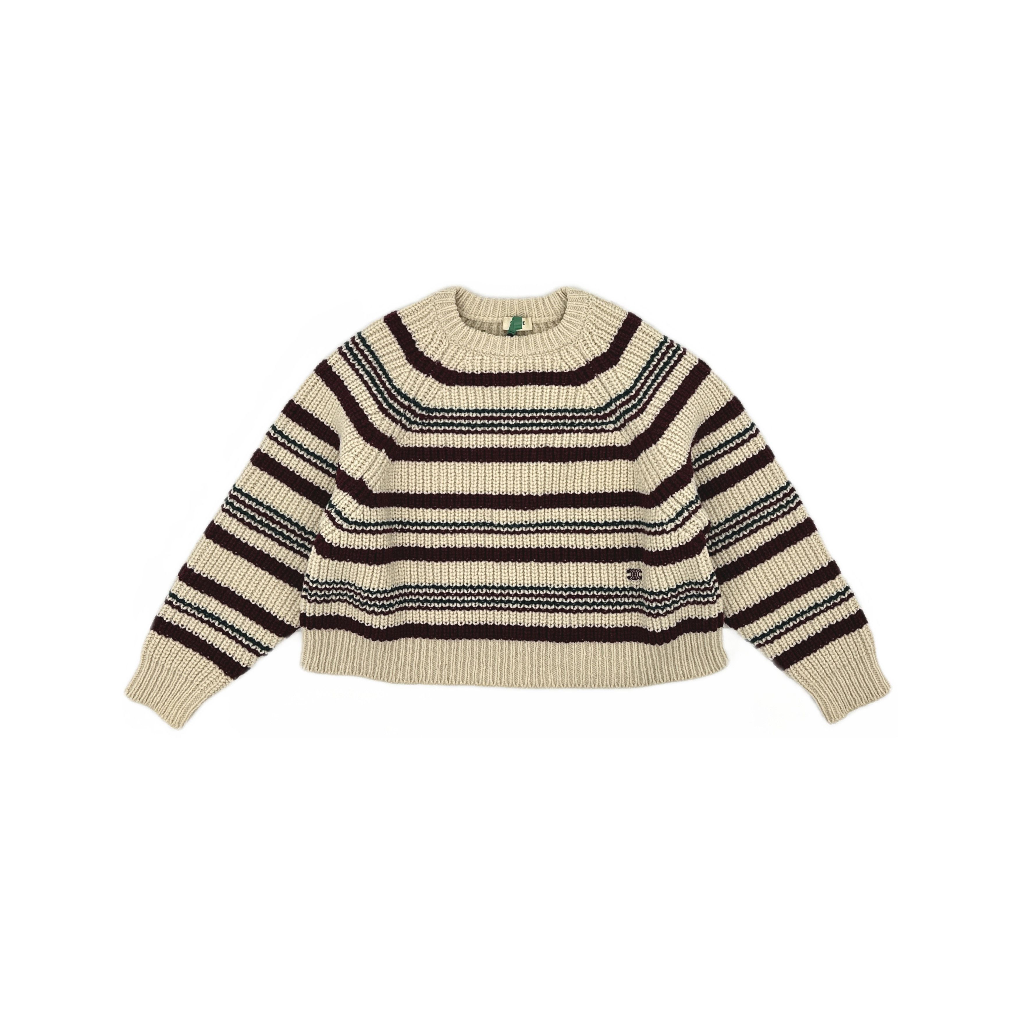 Celine Celine Striped Sweater Size S Size S / US 4 / IT 40 - 1 Thumbnail