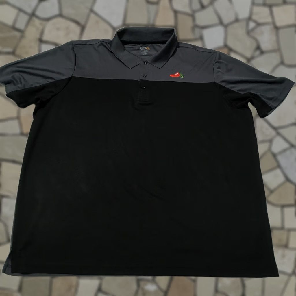 Vintage Chili’s BLACK Embroidered Logo Server Polo Shirt Restaurant Uniform Men’s 2XL Size US XXL / EU 58 / 5 - 1 Thumbnail