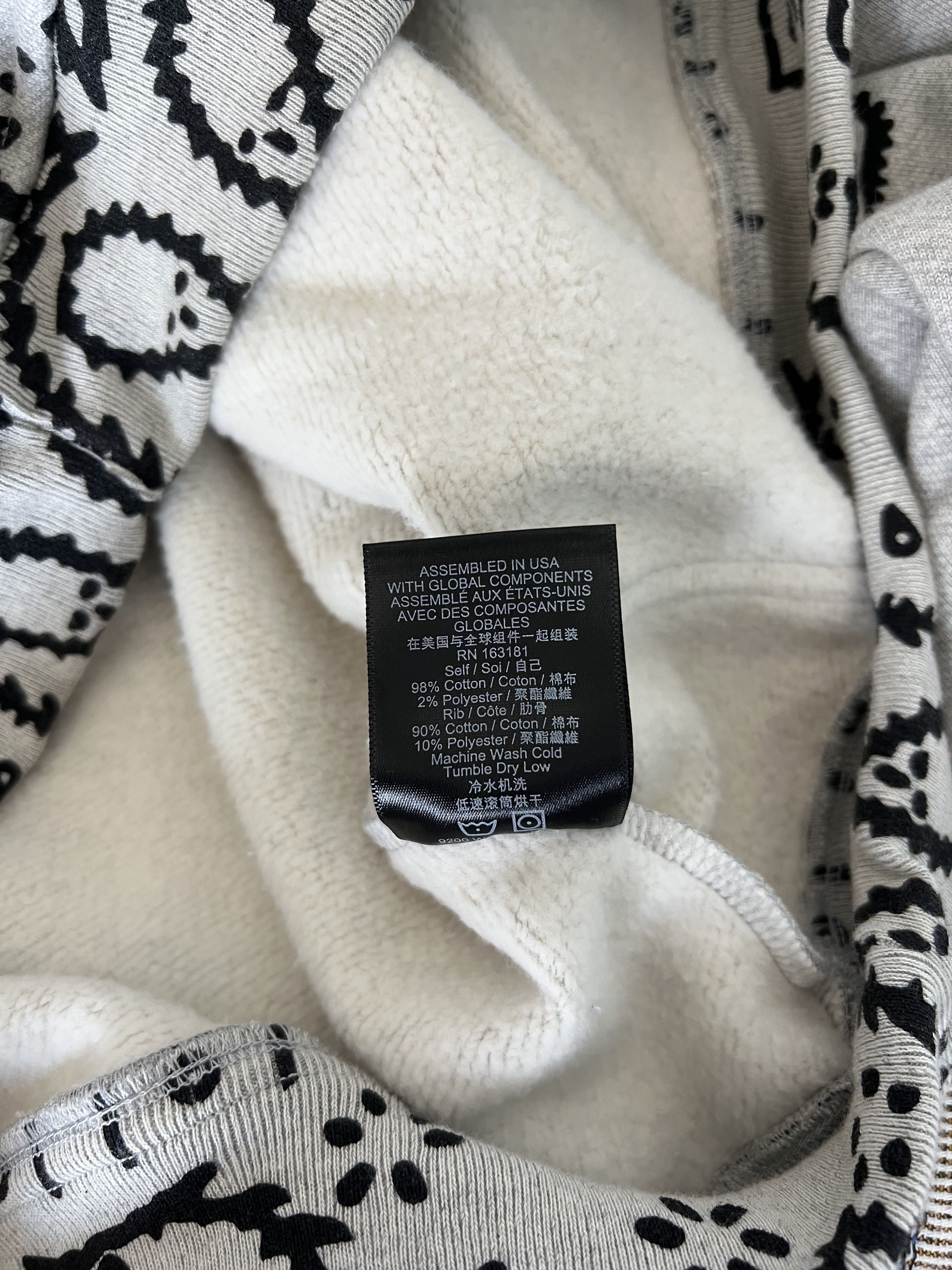 Rhude Rhude Bandana Hoodie in Gray Size US S / EU 44-46 / 1 - 9 Thumbnail