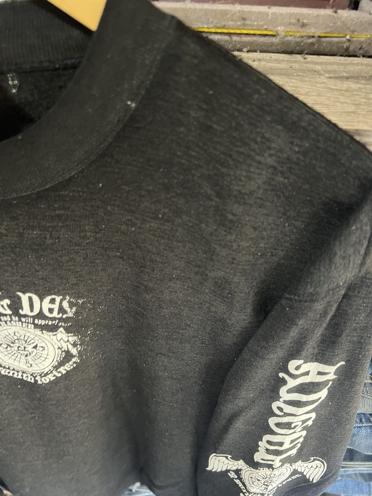 If Six Was Nine 🔥Vintage Angel Devil 9 Zenith Fortress Sweatshirt Size US M / EU 48-50 / 2 - 10 Thumbnail