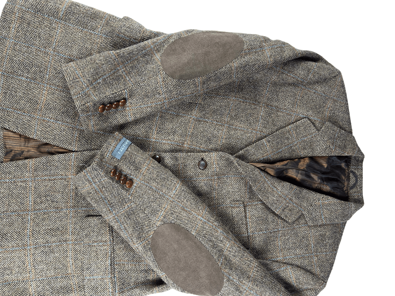 Harris Tweed × Vintage Vintage Harris Tweed Wool Blazer M Size 48R - 4 Thumbnail