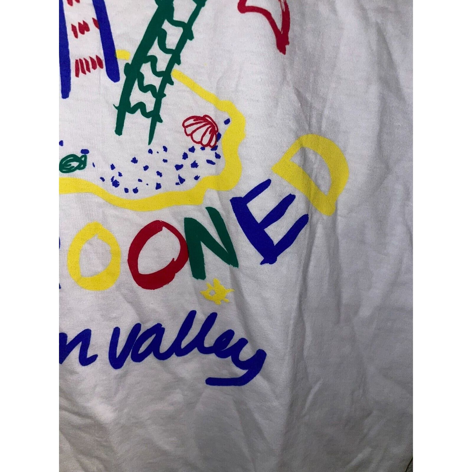 Vintage Vintage Tropical Beach Marooned Sun Valley White L Shirt 80s Size US L / EU 52-54 / 3 - 7 Thumbnail