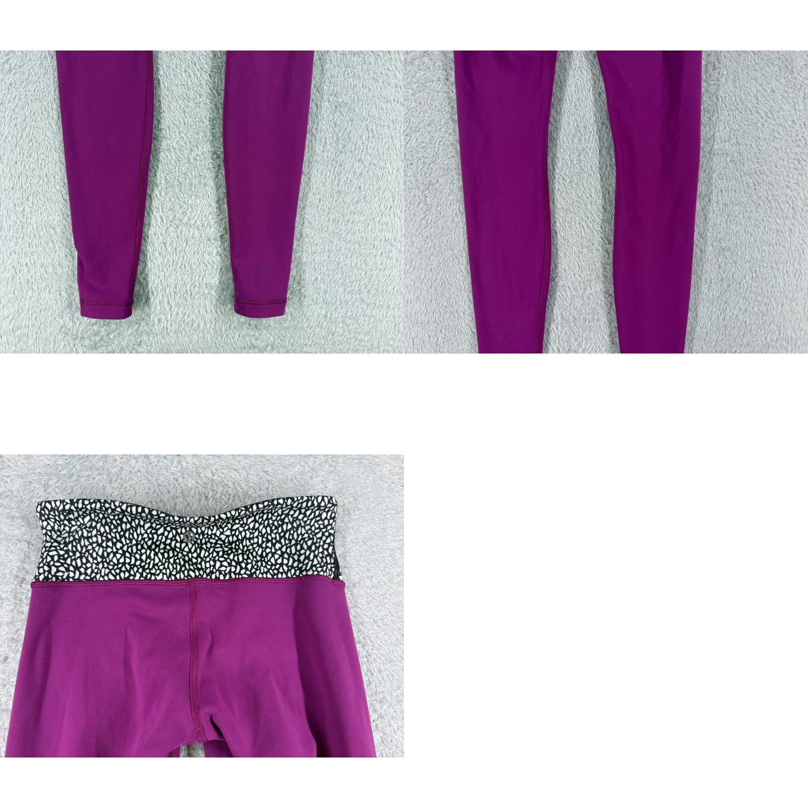 Lululemon Lululemon Pants Womens 4 Purple Wunder Under Pant III Luon Fabric Yoga Gym W5K49 Size 27" / US 4 / IT 40 - 9 Thumbnail